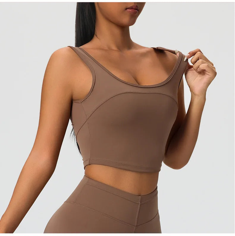 Women Backless Sports Bra Sexy Top Women Push Up Sport Bra Yoga Gym Crop Top Brassiere Fitness Top Sport Bra Breathable Bras