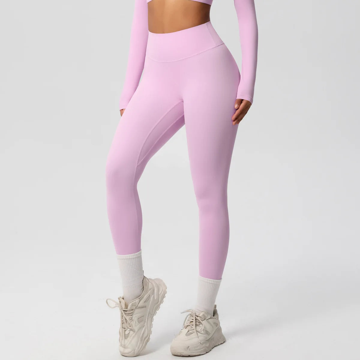 Leggings Female High Elastic Seamless Tights High Waist Butt Lift Sexy Fitness Pants Knit Slim Gym Running Yoga Leggings