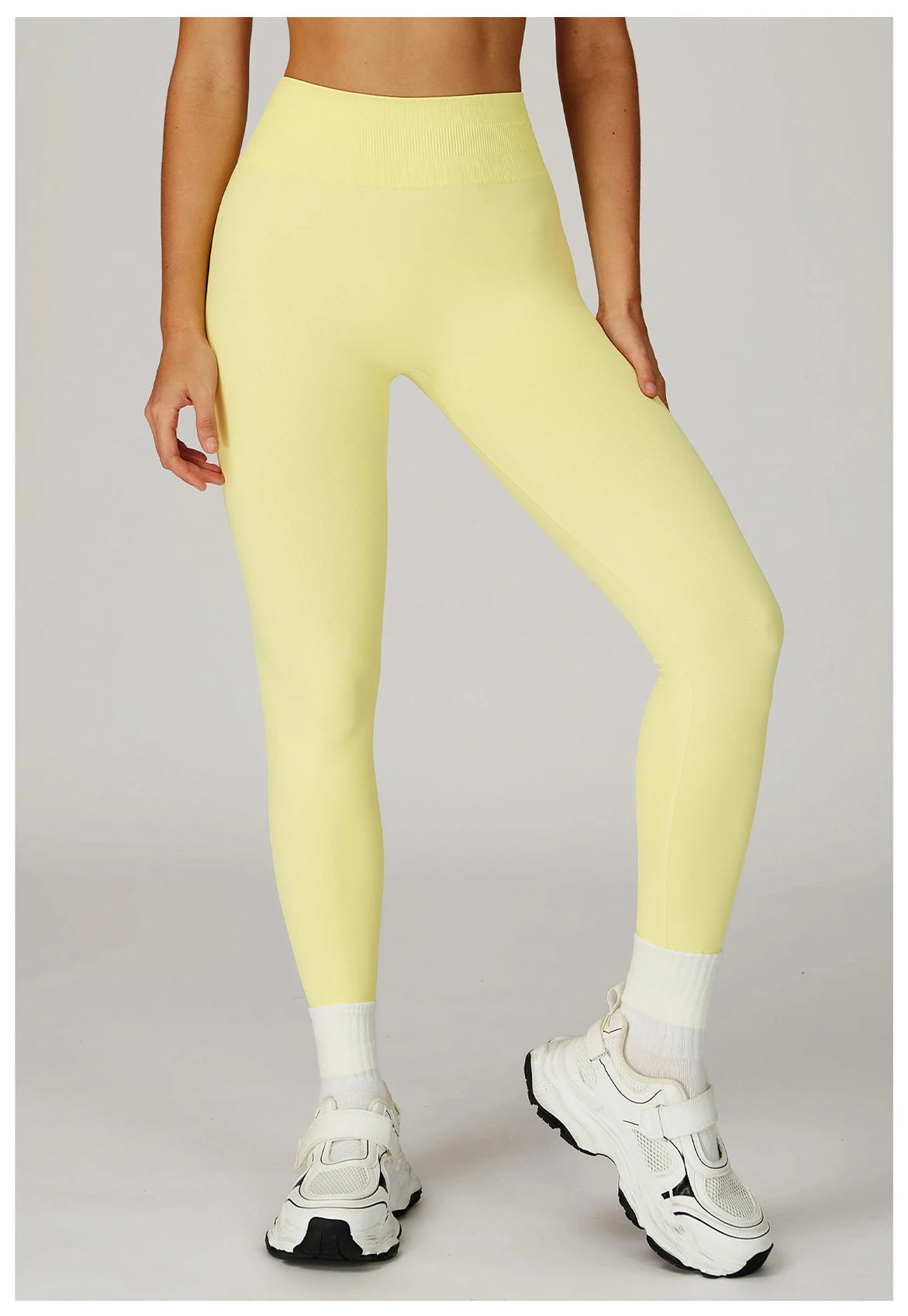 Seamless High Waist Solid Leggings Women Slim Tights Fitness Yoga Elastic Leggings Push Up Butt Knit Fashion Gym Workout Pants