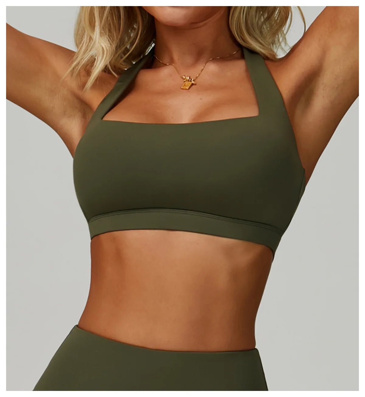 Women Fitness Yoga Bras Race Back Sports Underwear Hanging Neck Bra Women Breathable Underwear For Women Gym High Strength Top