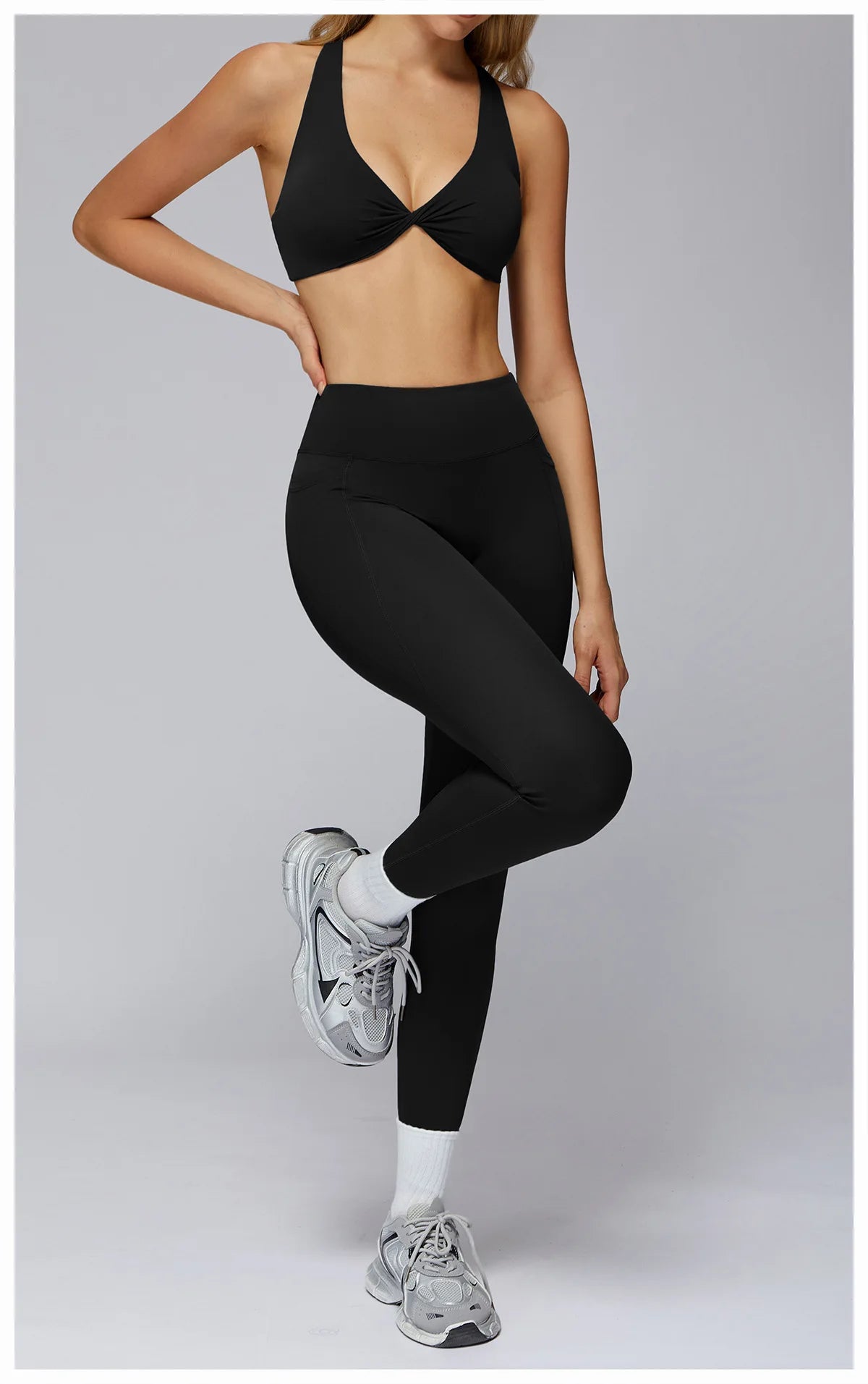 High Intensity Sports Underwear Women Shockproof Sagging Resistant Yoga Vest Fitness Bra Integrated Professional Running Gym Top