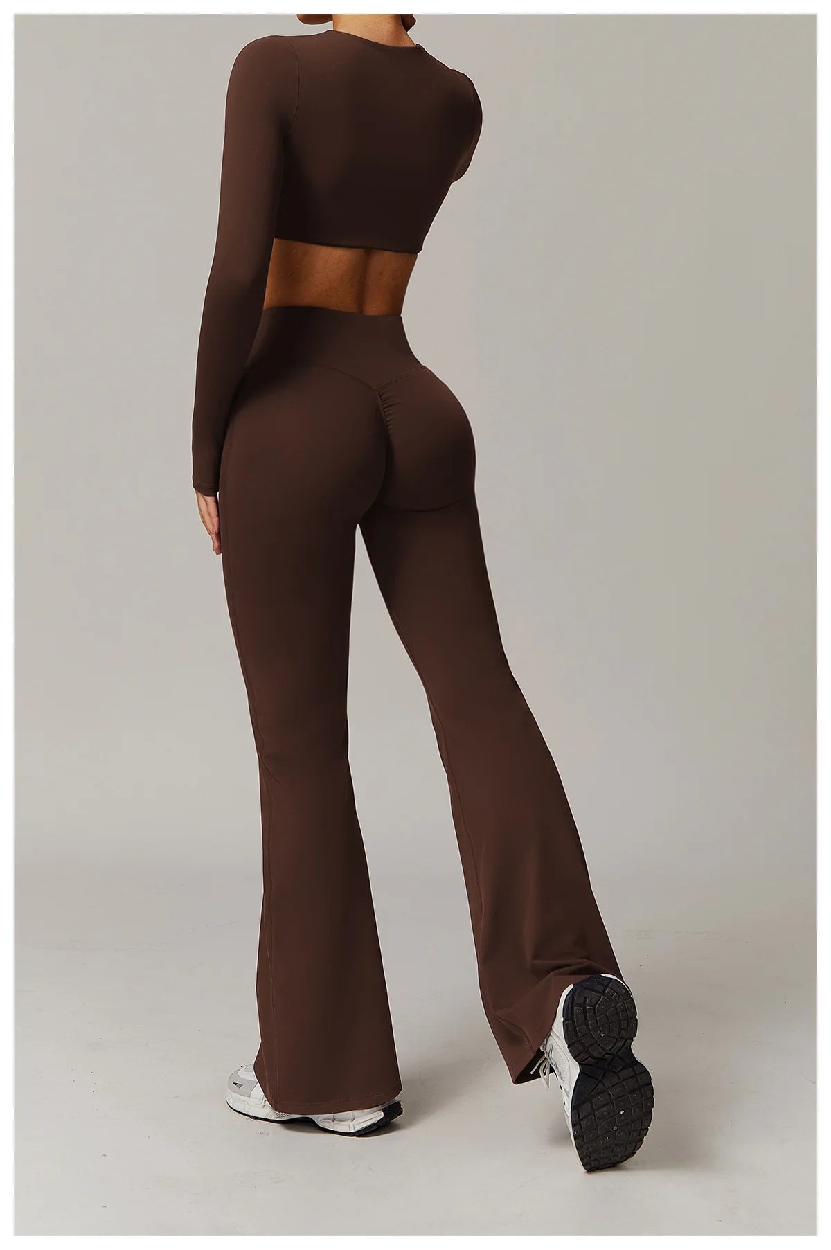Yoga Shirts For Women Crop Top Long Sleeve Fitness Running Women Gym Clothes Workout Dry Fit Breathable High Elastic Sports Tops