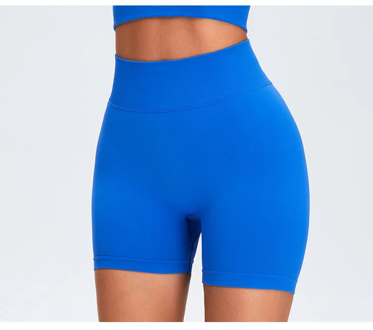 High Waist Seamless Shorts Women Scrunch Butt Yoga Shorts Push Up Gym Shorts Athletic Booty Fitness Workout Short Women Clothing
