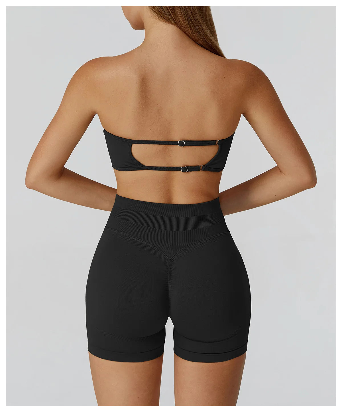 Seamless Women Strapless Yoga Vest Sexy Beautiful Back Sports Bra for Women's Underwear Gym Bra Push Up Quick Drying Fitness Top