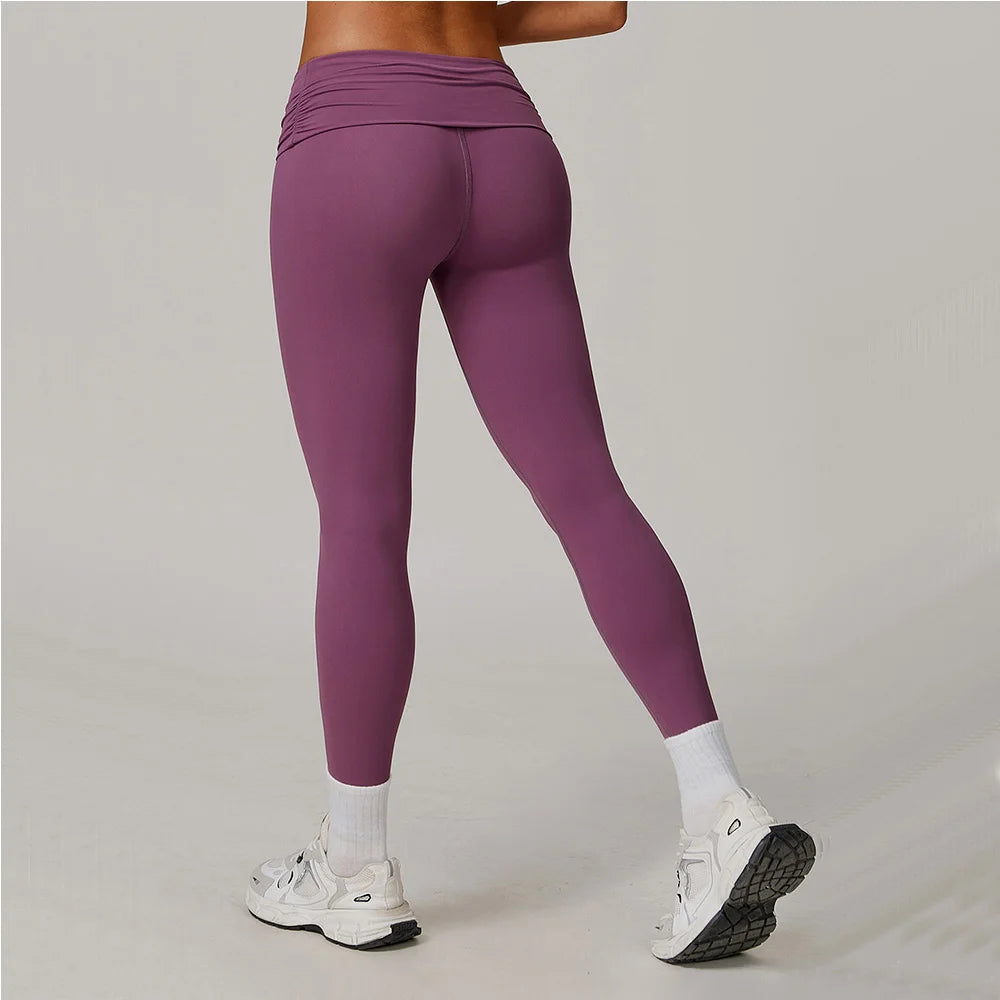 Sports Pants Sexy Gym Leggings Workout Sports Tights Pants Women High Waist Elastic Fitness Leggings Push Up Running Yoga Pants