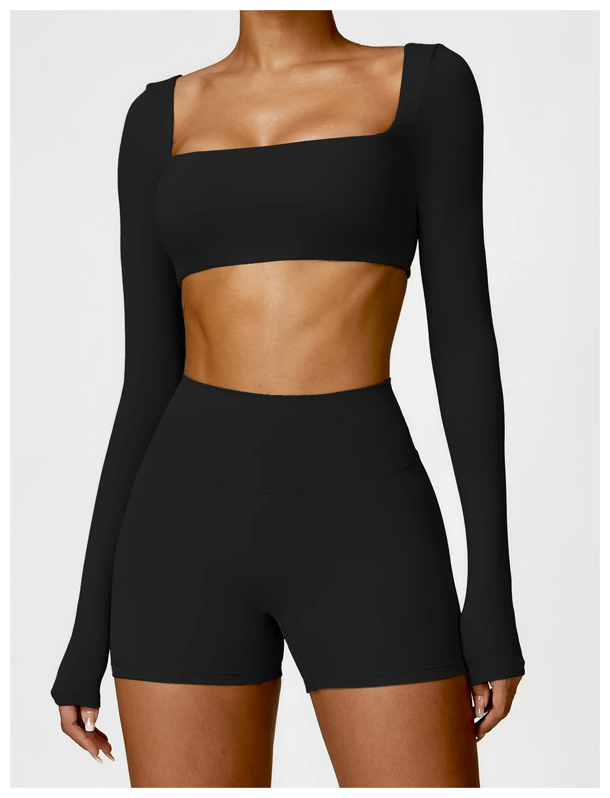 Winter Yoga Long sleeved Women's Outdoor Running Fitness Wear T-shirt Long sleeved Yoga Shirt Gym Push Up Workout Sports Top