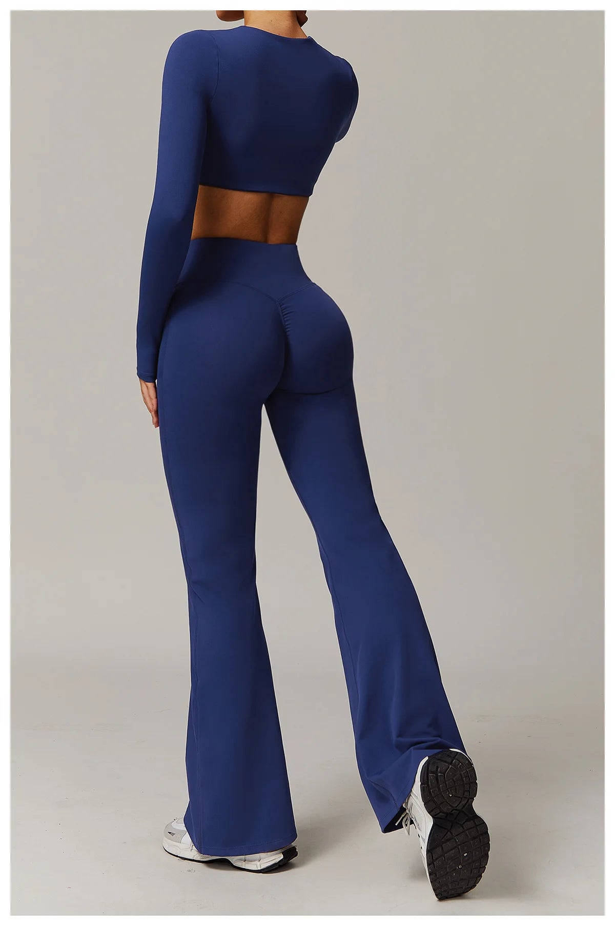 Yoga Shirts For Women Crop Top Long Sleeve Fitness Running Women Gym Clothes Workout Dry Fit Breathable High Elastic Sports Tops