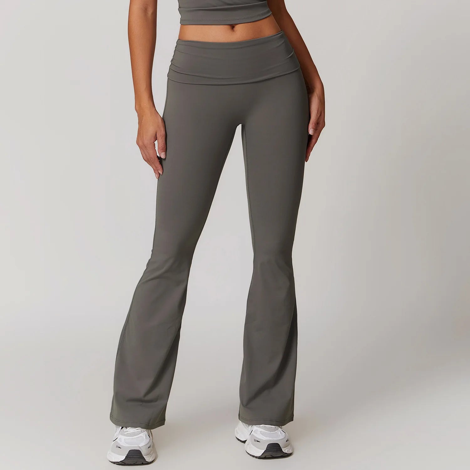 Yoga Pants Gym Leggings Women Bell-bottoms High Waist Push Up Sport Tights Running Cycling Fitness Workout Leggings Gym Clothing