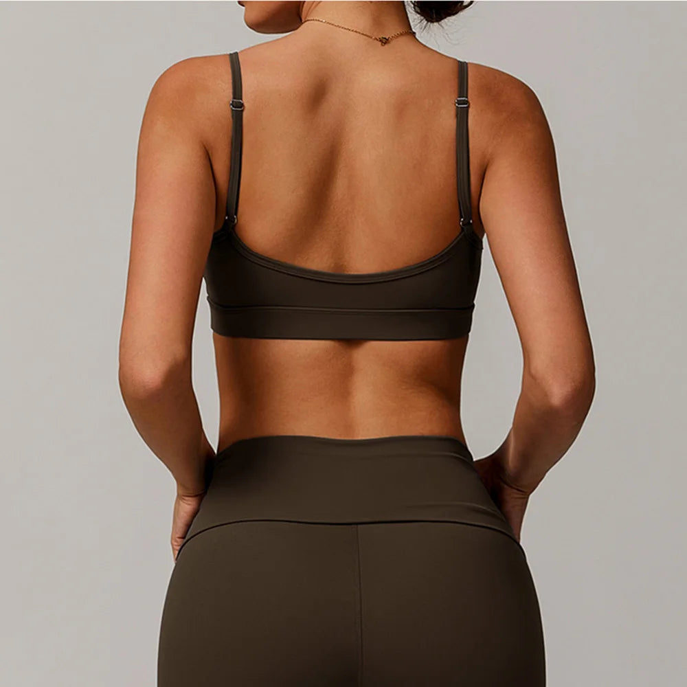 Sexy Sports Bra Push Up Gym Top Women Quick-Drying Yoga Clothes Women Top Shock Resistant Fitness Underwear Running Workout Bra