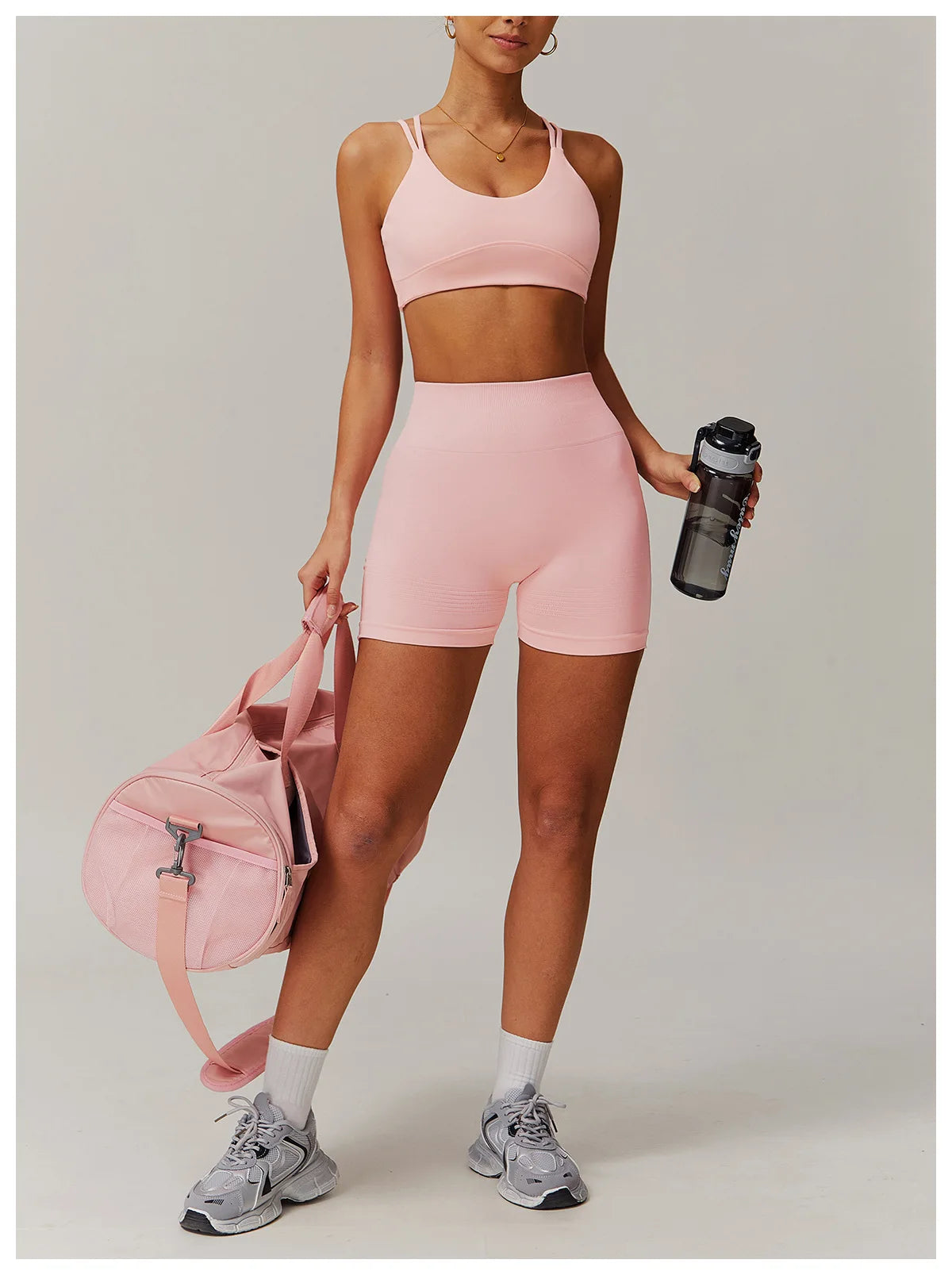 Women Yoga Suit 2PCS Sports Set Quick-Drying Gym Set Women Tracksuit Running Bra Workout Long Sleeve Sports Shirt Yoga Clothing