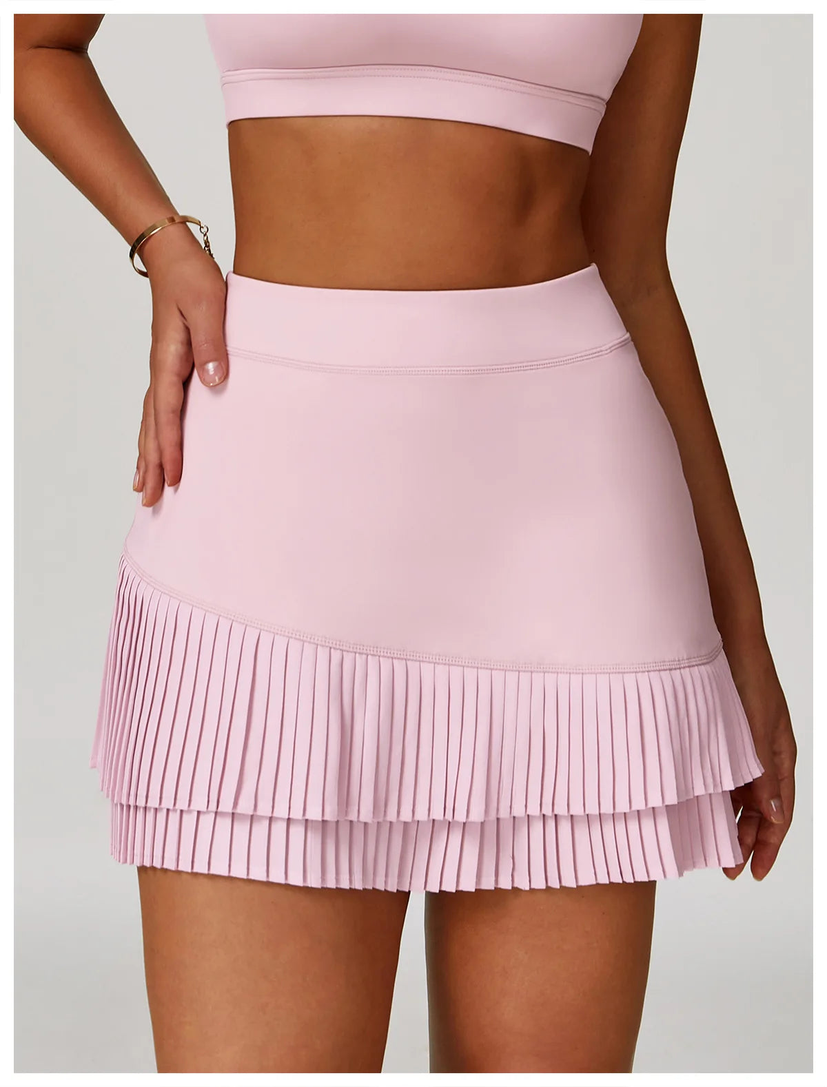 Women's Pleated Sports Skirts Dancing Golf Tennis Skirt for Women Gym Workout Push Up Fitness Shorts High Waist Running Skirts ﻿