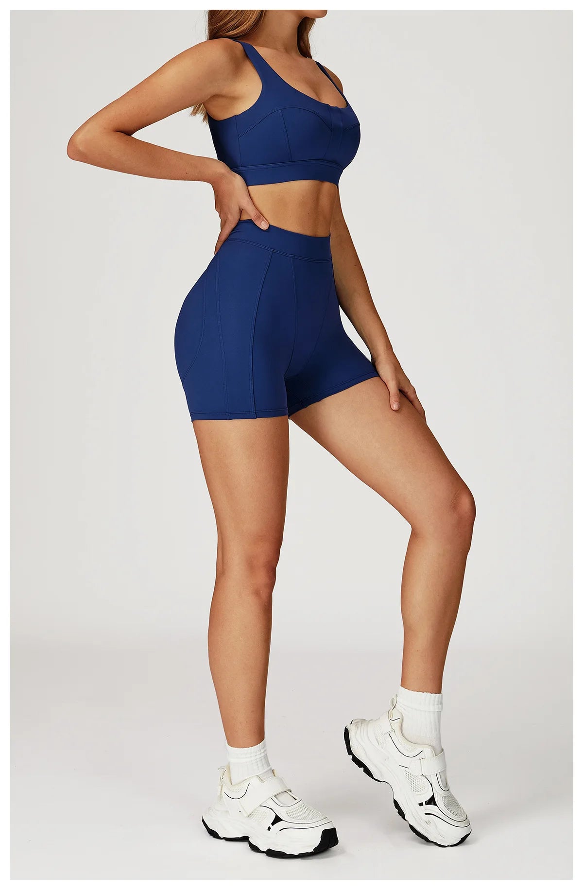 2PCS Yoga Set Gym Clothes Sportswear Yoga Suits For Women Outfits Fitness Set Tracksuits Sports Bra Gym Long Sleeved Leggings