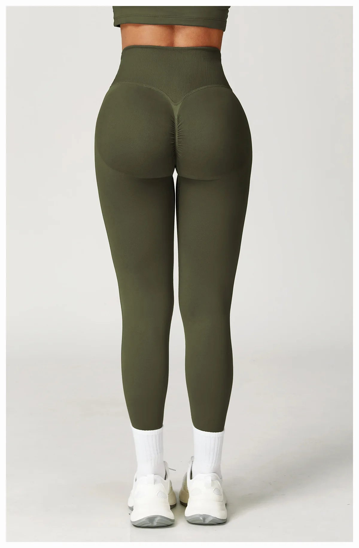 Seamless Yoga Leggings Women Fitness Leggings Running Cycling Pants Cross Waist Head Sports Legging High Waist Workout Gym Tight