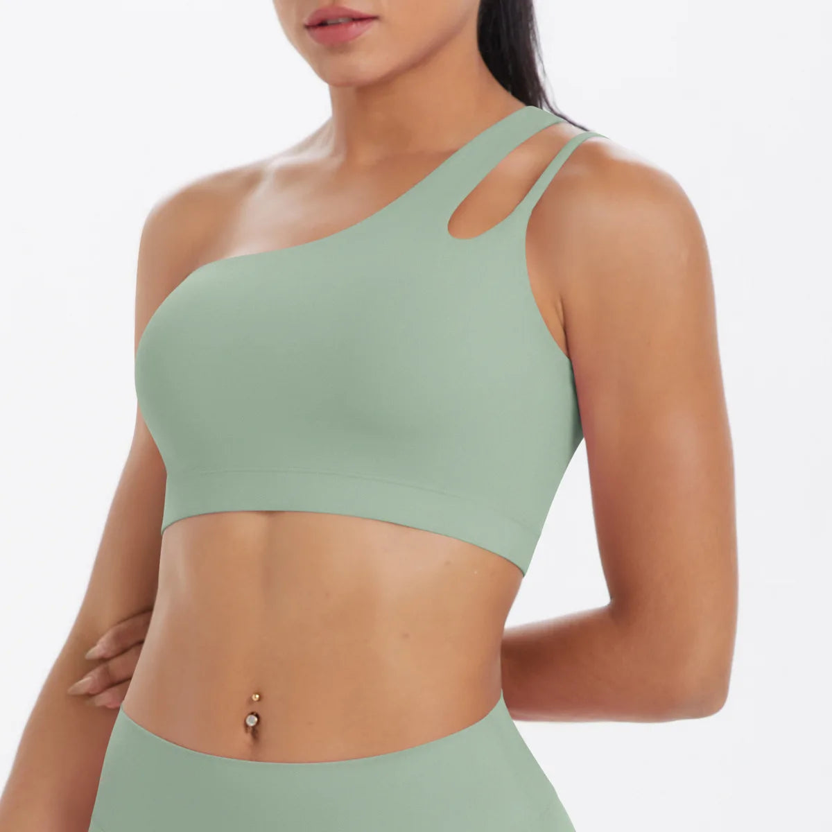 Sports Bra Women Push Up Fitness Bras One Shoulder Underwear Shockproof Yoga Bra Workout Bra Yoga Running Bra Sexy Vest