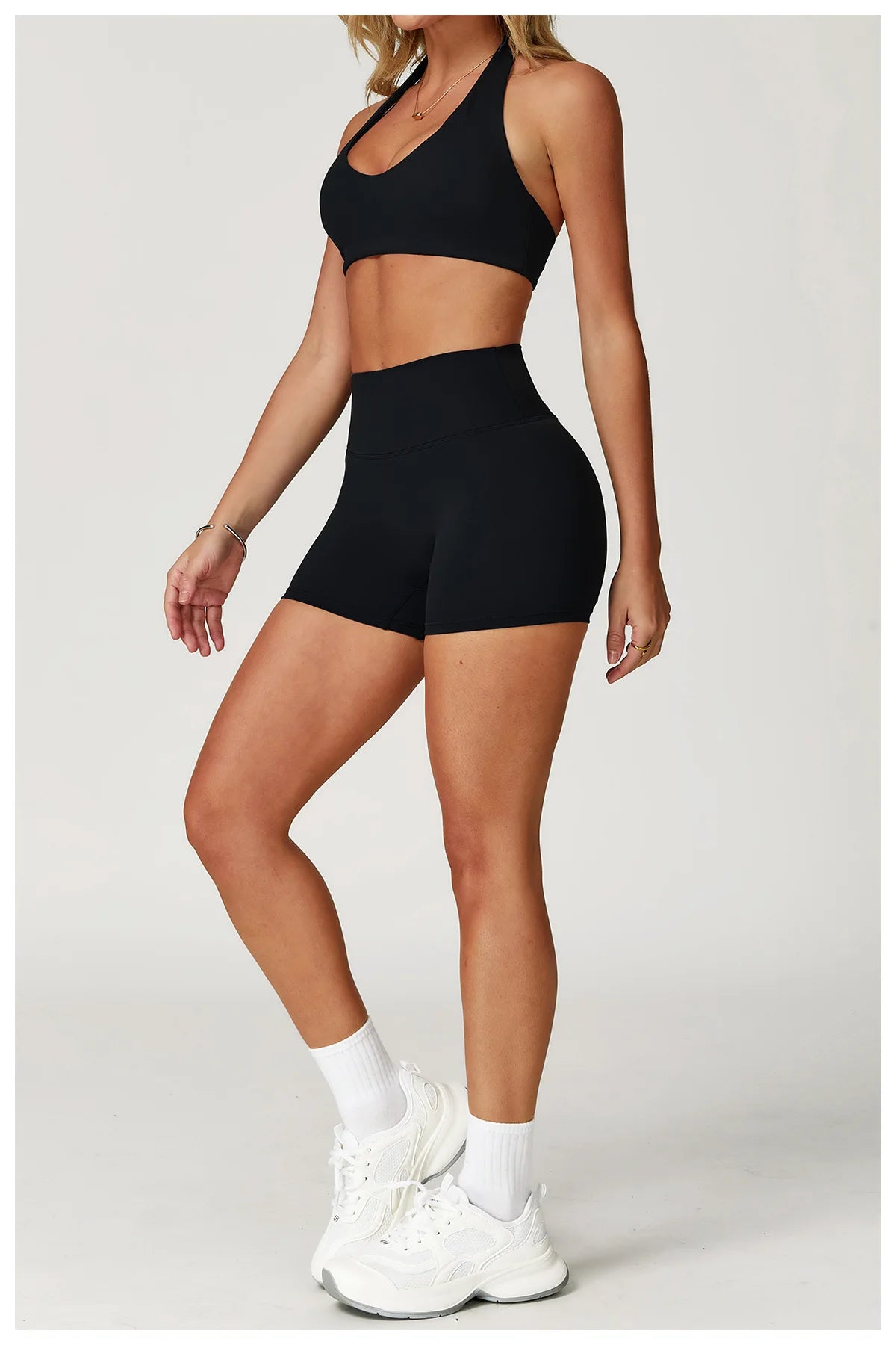 Sports Vest Impact Halter Top Yoga Underwear Backless Hanging Neck Sports Tank Top for Shaping Women's Tank Workout Push Up Top
