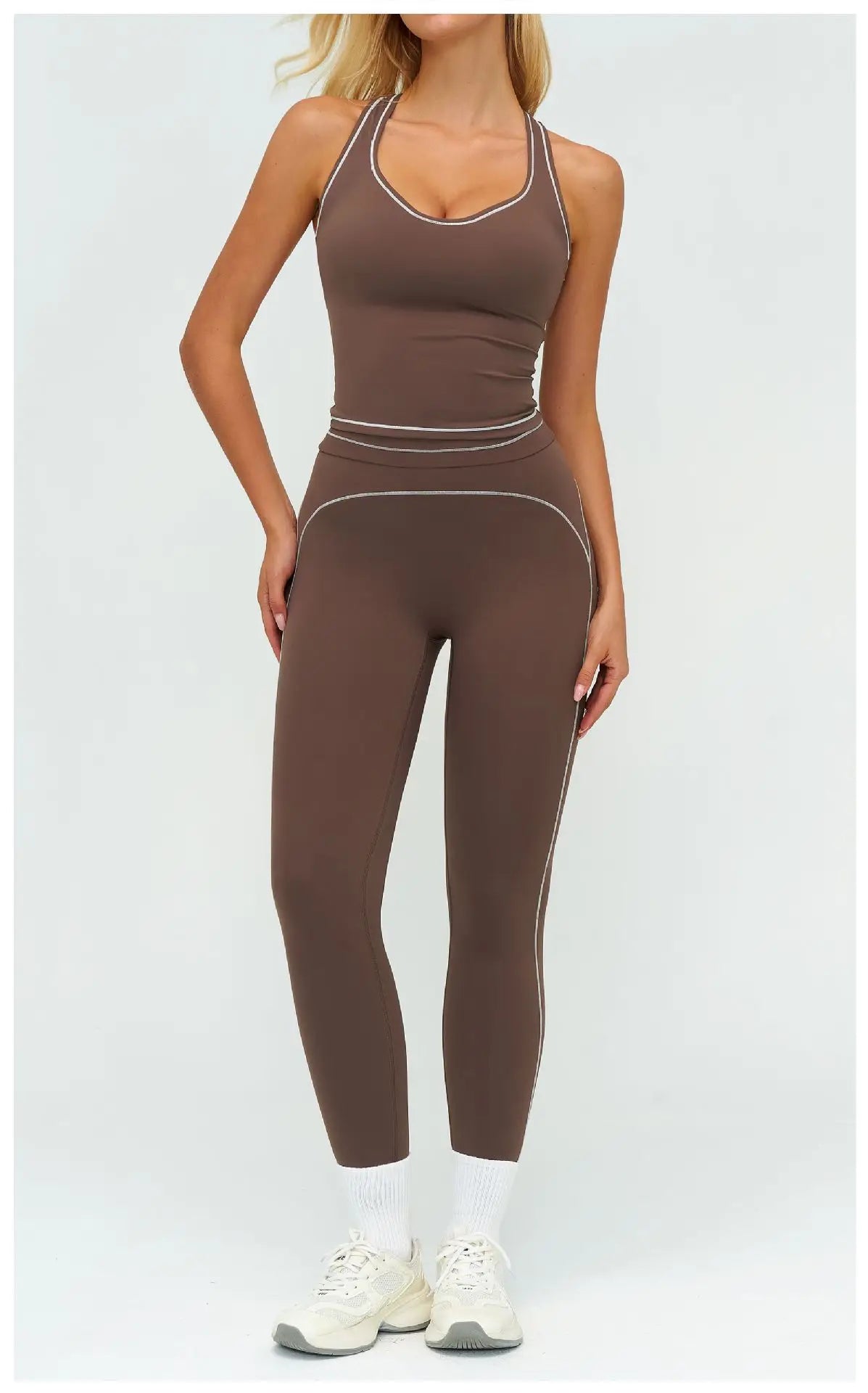 Women Tracksuit 2PCS Yoga Clothes Athletic Wear Fitness Set Gym Outfits Workout Sets Push Up Sports Bra Leggings Suit Sportswear