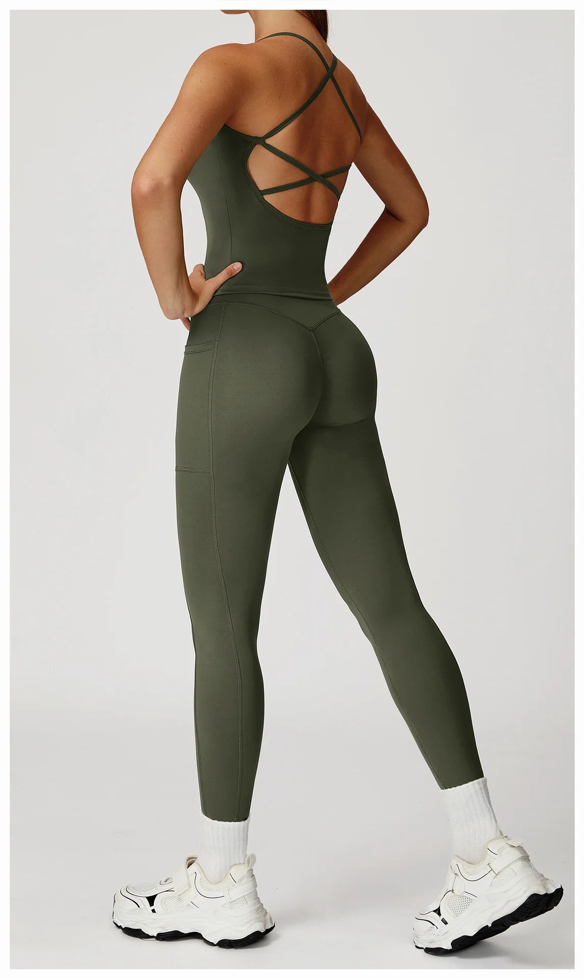 Women Tracksuit Yoga Set 2PCS Gym Workout Clothes for Female Push Up Bra High Waist Leggings Sexy Fitness Sportswear Sports Suit