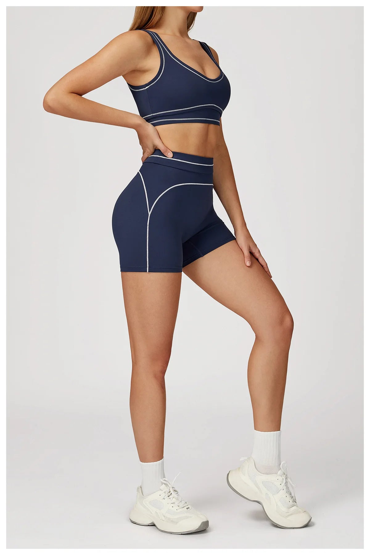 Yoga Shorts Women High Waist Workout Shorts Fitness Yoga Lift Butt Fitness Ladies Yoga Gym Running Impact Short Pants Sportswear