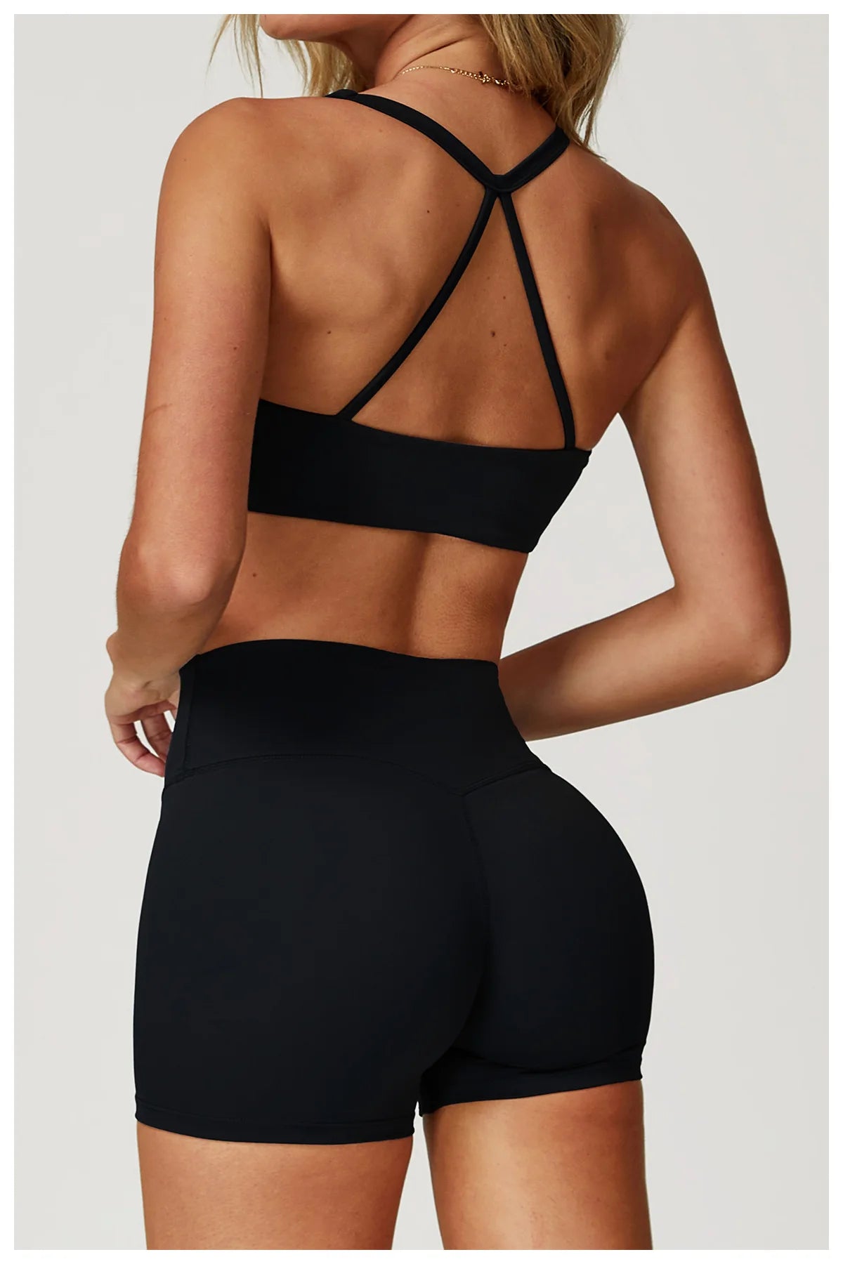 Women's Tracksuit 2PCS Fitness Suit Yoga Set Sportswear Workout Sports Bra High Waist Leggings Gym Clothing Seamless Sports Suit