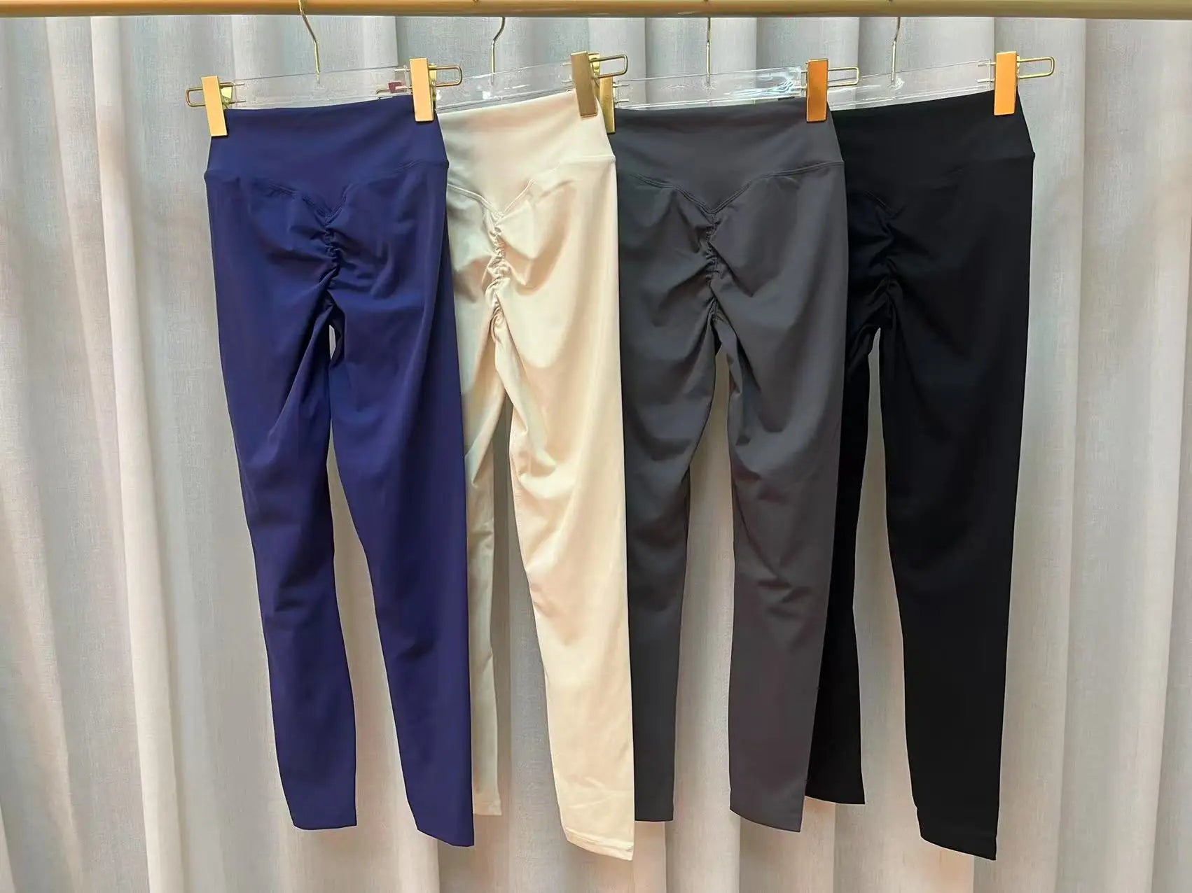 Push Up Sport Yoga Leggings For Women High Waist Tummy Control Gym Workout Fitness Tights Stretchy Peach Butt Running Yoga Pants