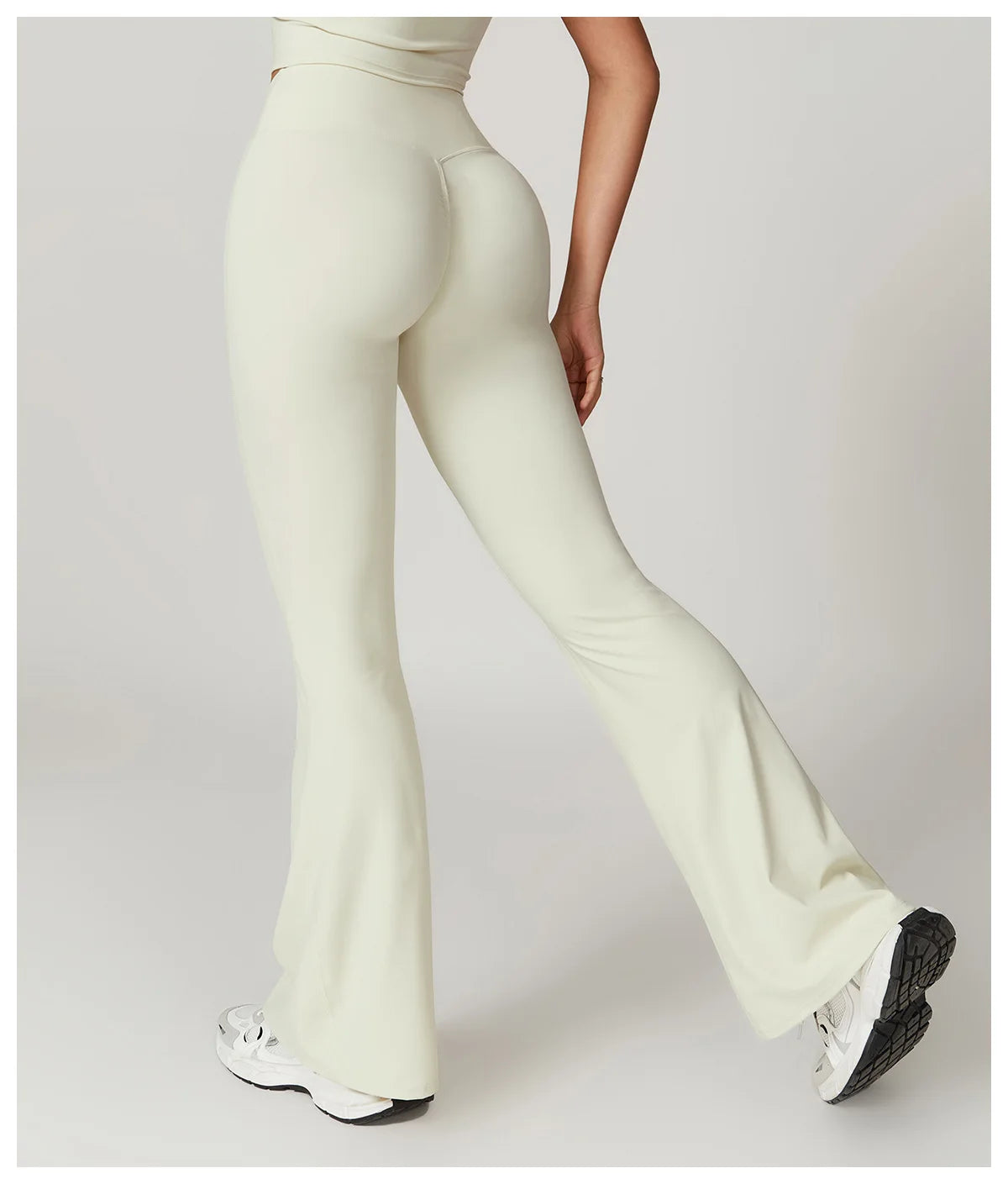 Flare Leggings Yoga Pants Women Bell-bottoms Yoga Tights High Waist Fitness Pants Stretch Gym Workout Sports Push Up Leggings