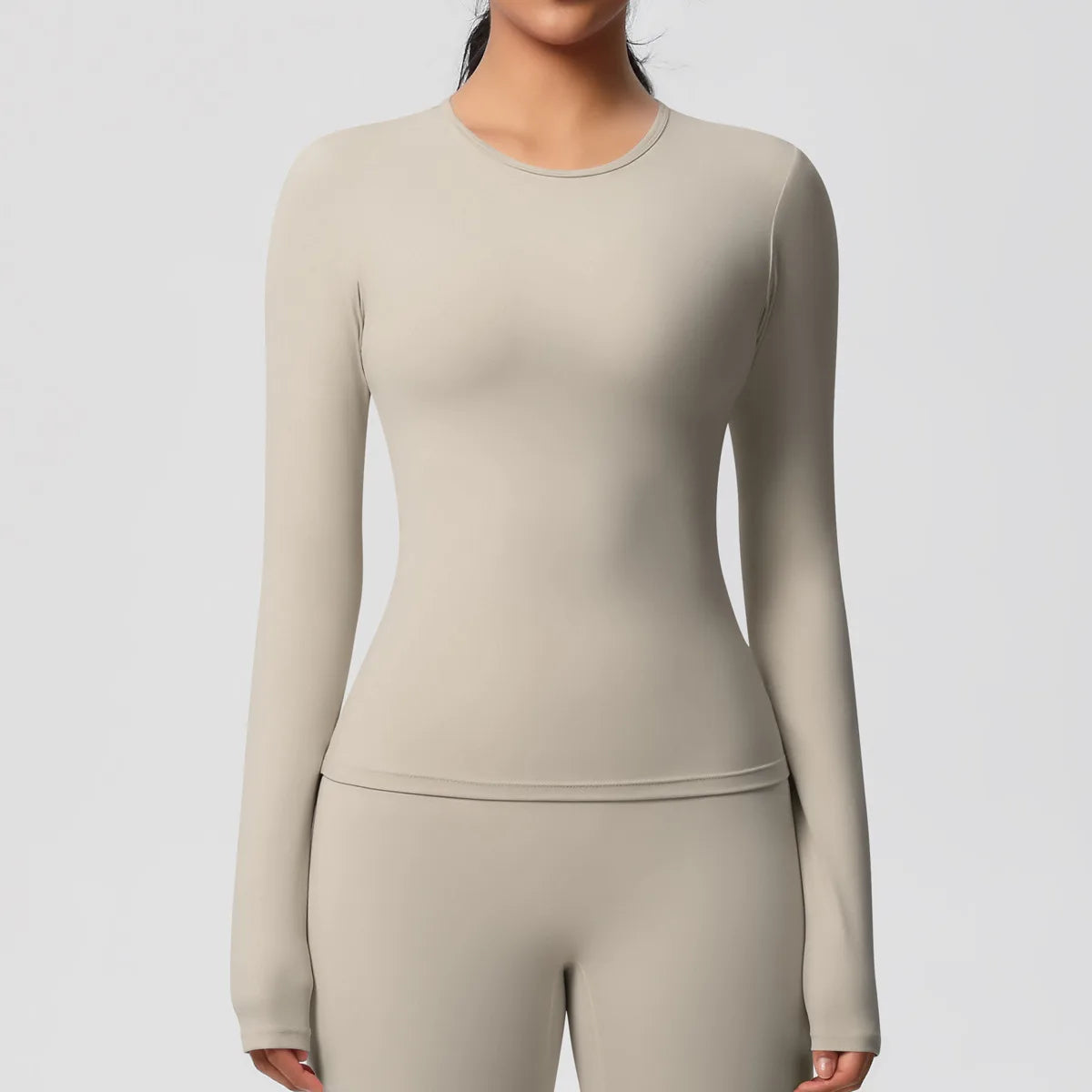 Yoga Shirts For Women Long Sleeve Fitness Running Push Up Gym Clothes Workout Dry Fit Breathable High Elastic Sports Top