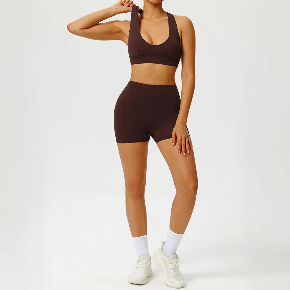 Women 2PCS Yoga Set Workout Sets Sportswear Gym Clothing Fitness Zipper Long Sleeve High Waist Leggings Sports Suits Yoga Suit