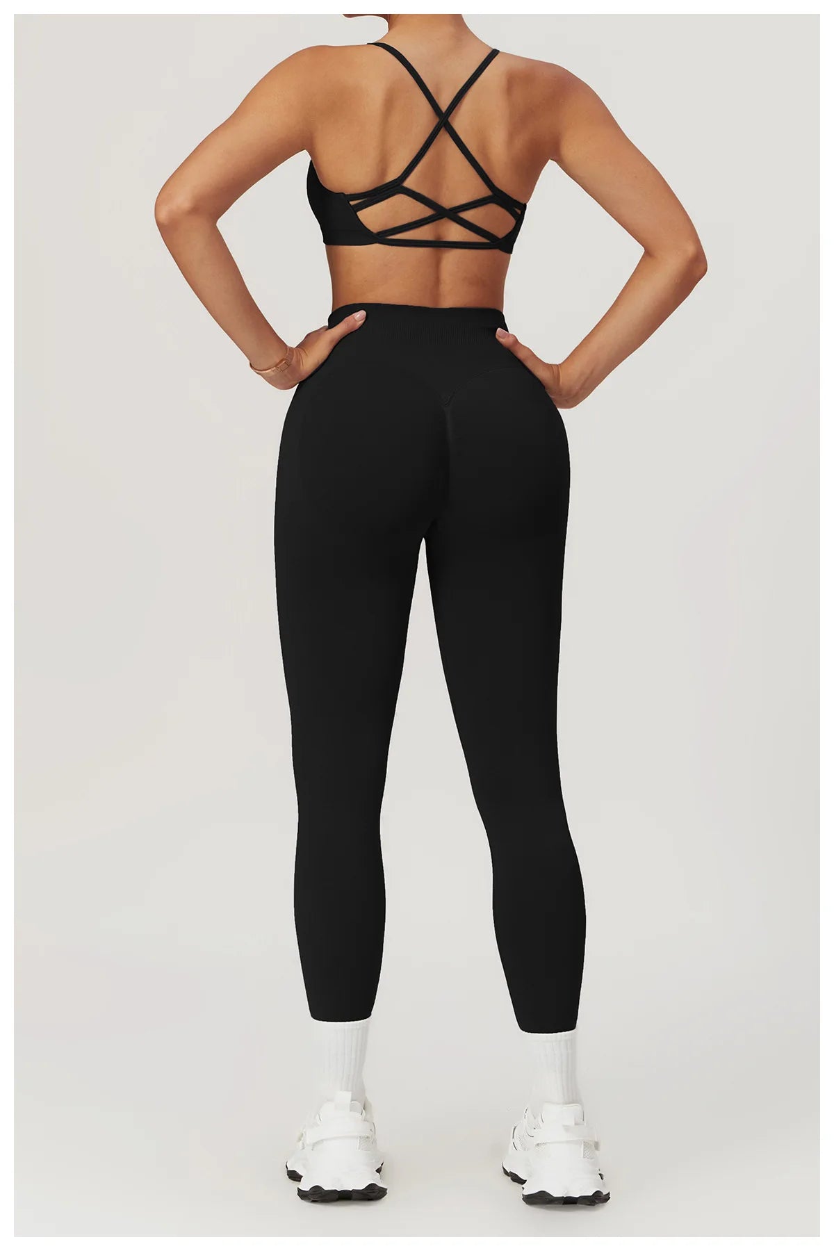 Ribbed Fitness Leggings Women Sport High Waist Tights Seamless Yoga Leggings Gym Jogging Quick Dry Push Up Slim Pants Running