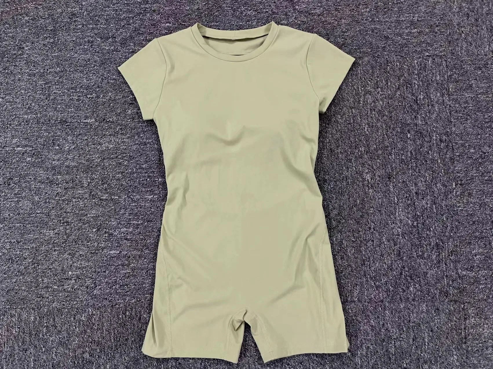 Yoga Suit Women Short Jumpsuit One Piece Sports Suit Short Sleeve Gym Clothes Push Up Training Fitness Yoga Bodysuit Sportswear