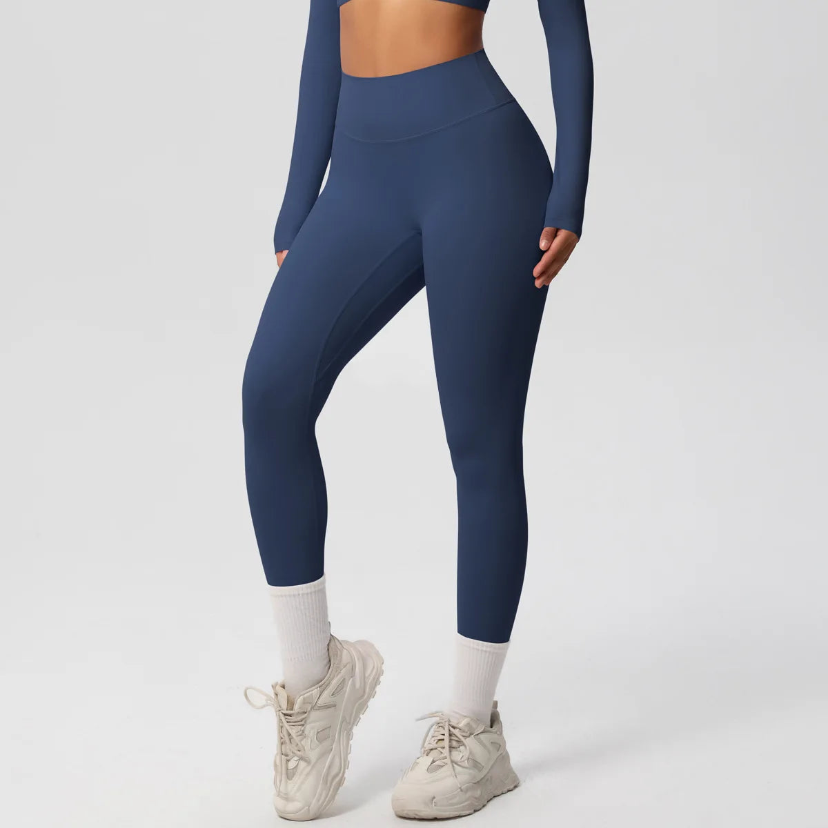 Leggings Female High Elastic Seamless Tights High Waist Butt Lift Sexy Fitness Pants Knit Slim Gym Running Yoga Leggings