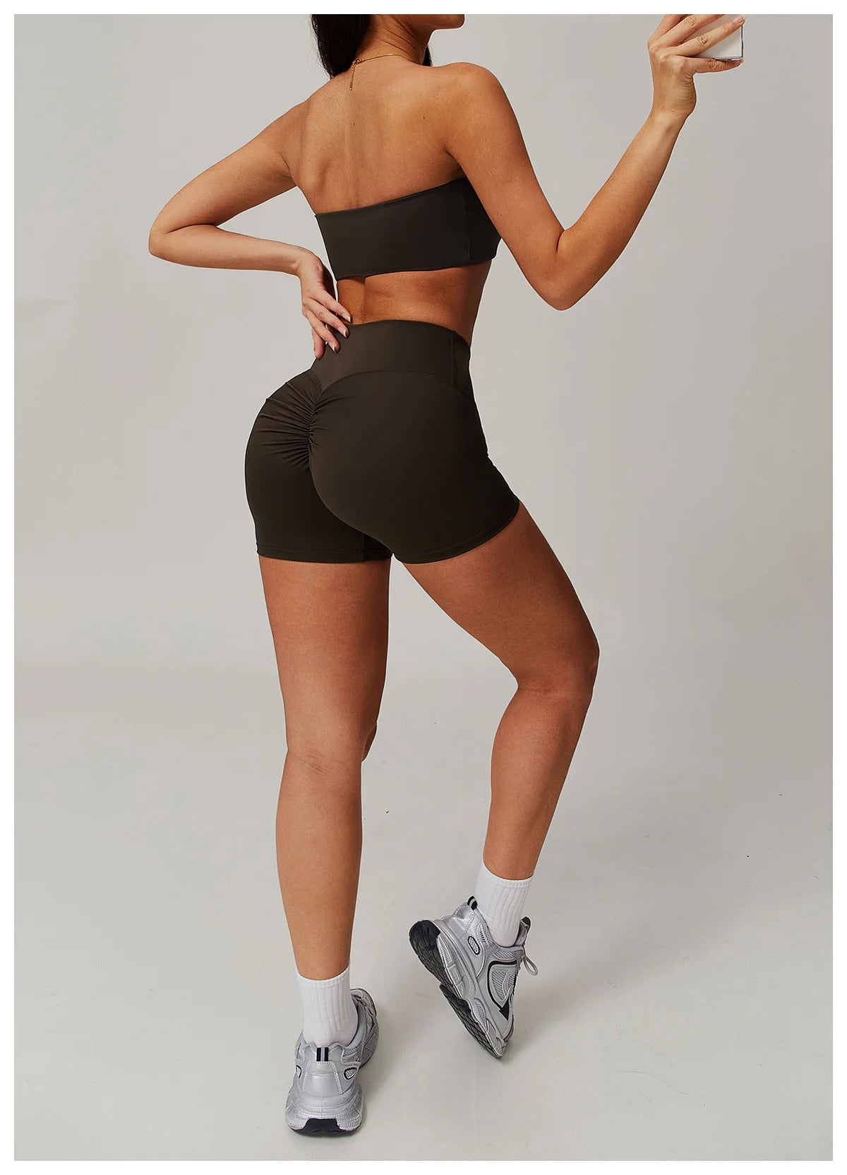 Sports Underwear Women Fitness Bra Intimate Strapless Bustier Bandeau Breathable Wrapped Chest Sports Bra Fitness Tops Yoga Bra