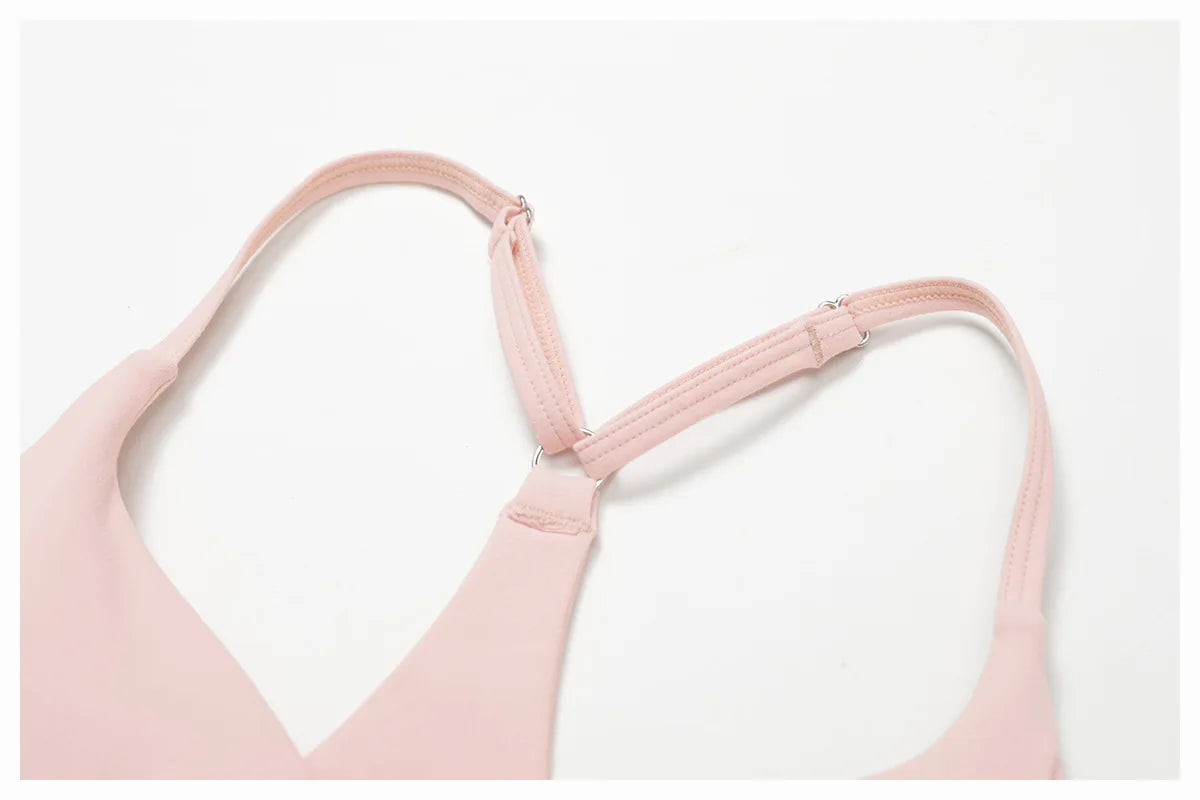 Sexy Women Tops Back Cross Strap Tank Top Push Up Running Impact Sports Bra Breathable Soft Fitness Beauty Solid Color Yoga Bra