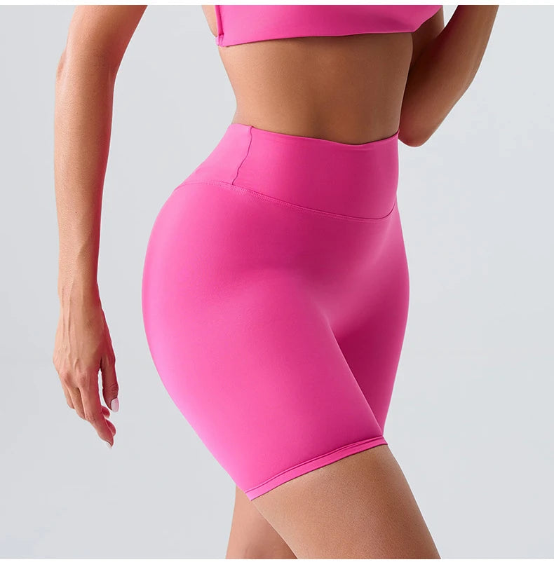 Sports Short Women Yoga Shorts High Waist Breathable Soft Fitness Tight Women Yoga Legging Shorts Cycling Athletic Gym Shorts