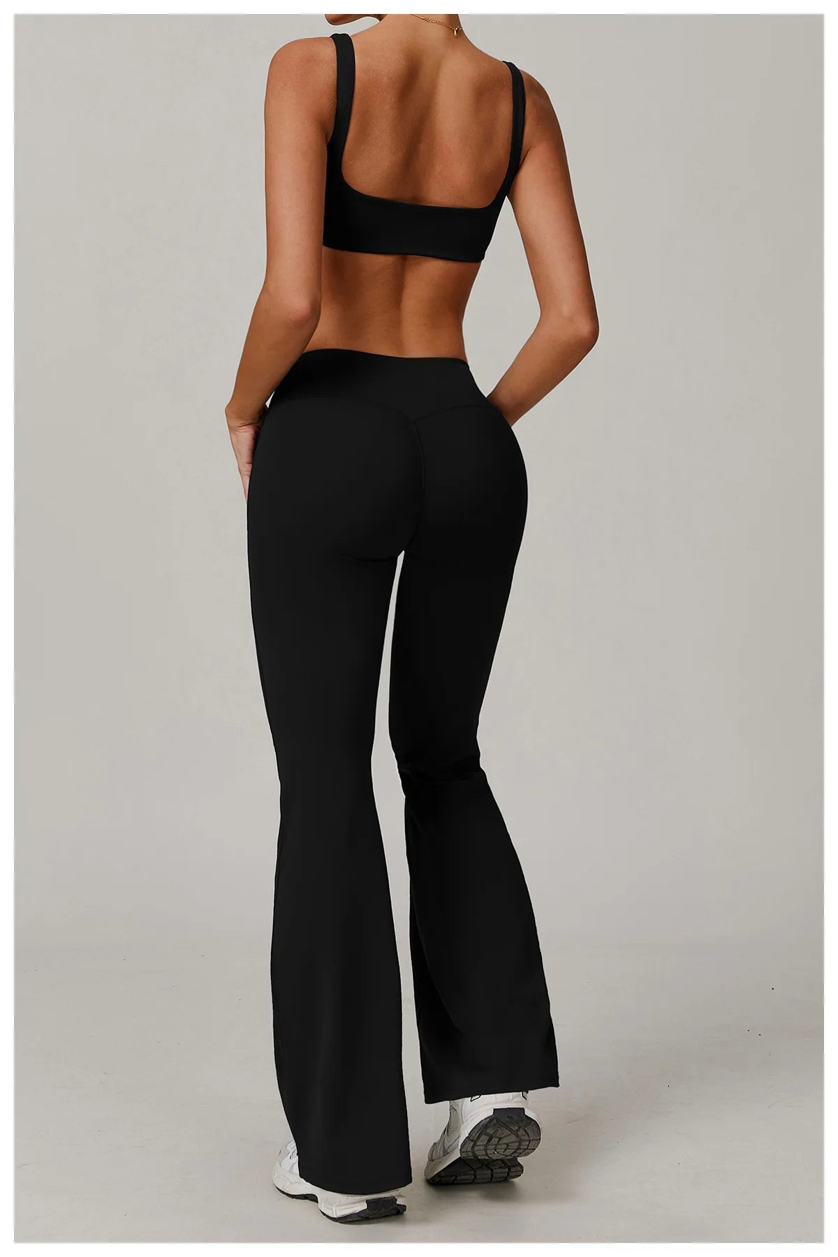 Wide Leg Pants Women Yoga Leggings Women Fitness Leggings Running Pant Sports Leggings High Waist Workout Tight Gym Bell-bottoms