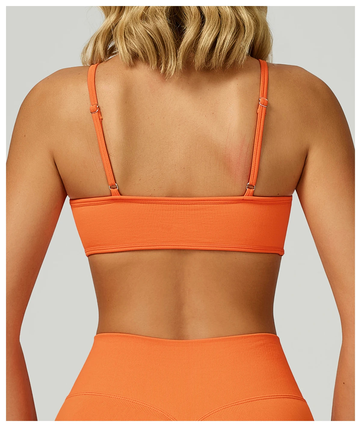 Women Seamless Halter Sports Bra High Support Push-up Open Back activewear Gym Tank Top Fitness Underwear Yoga Workout Brassiere