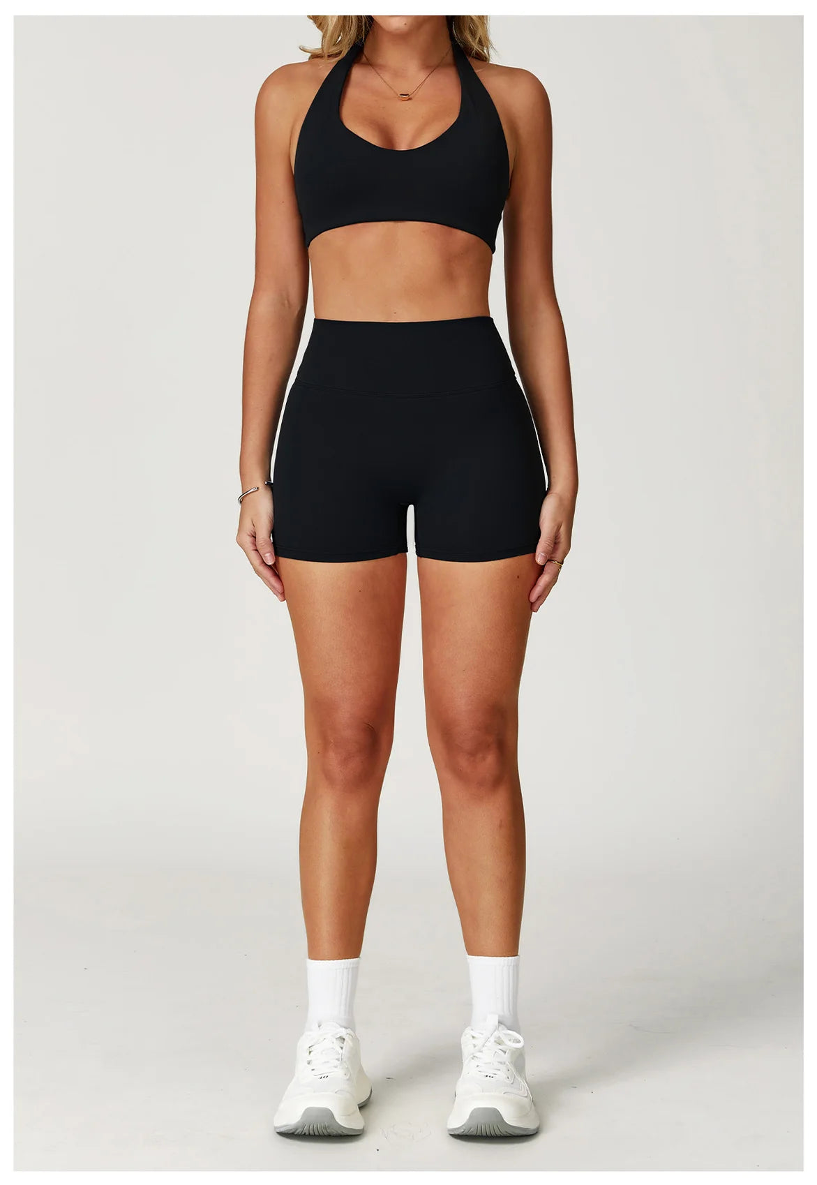 Women's Tracksuit 2PCS Fitness Suit Yoga Set Sportswear Workout Sports Bra High Waist Leggings Gym Clothing Seamless Sports Suit