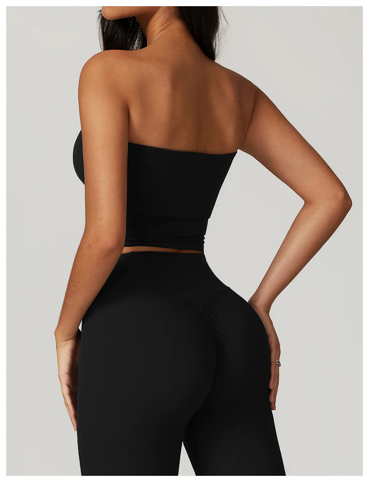 New Strapless Yoga Vest for Women Sexy Beautiful Back Sports Bra Shock Resistant Quick Drying Fitness Top for Women Underwear
