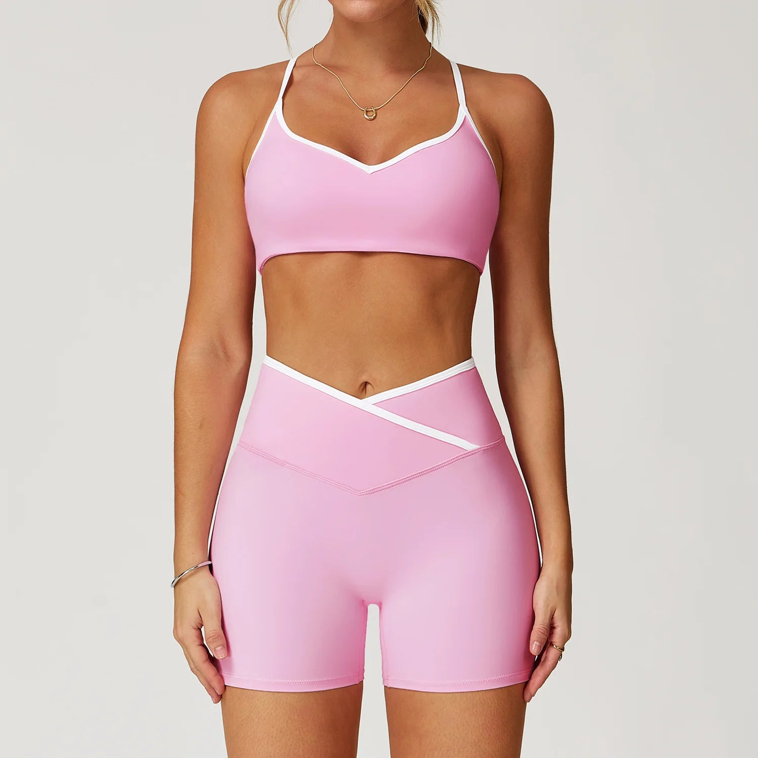 Women's Clothes Yoga Set 2 Pieces Workout Tracksuit Sportswear Gym Clothing High Waist Bell-bottoms Sexy Fitness Bta Sports Suit