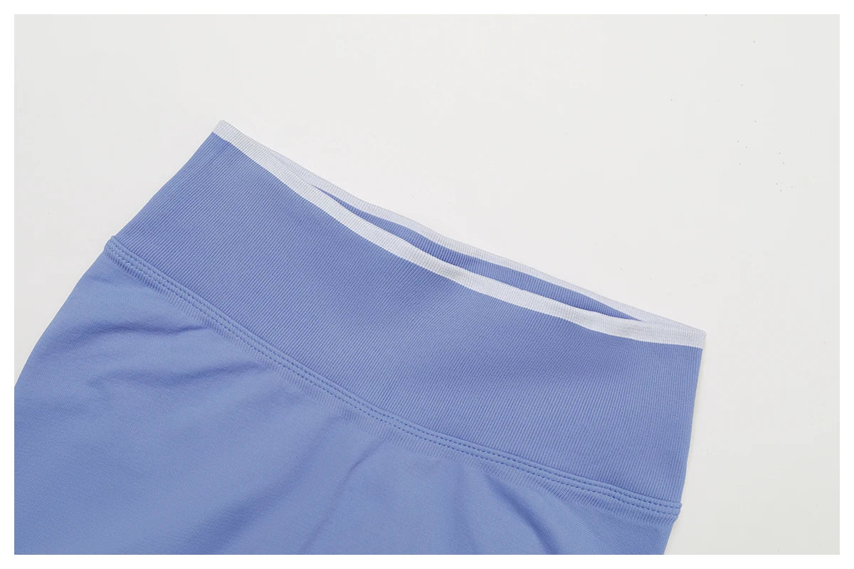 Seamless Women Sports Short Yoga Legging Shorts Squat Proof High Waist Fitness Tight Shorts Cycling Impact Workout Gym Shorts
