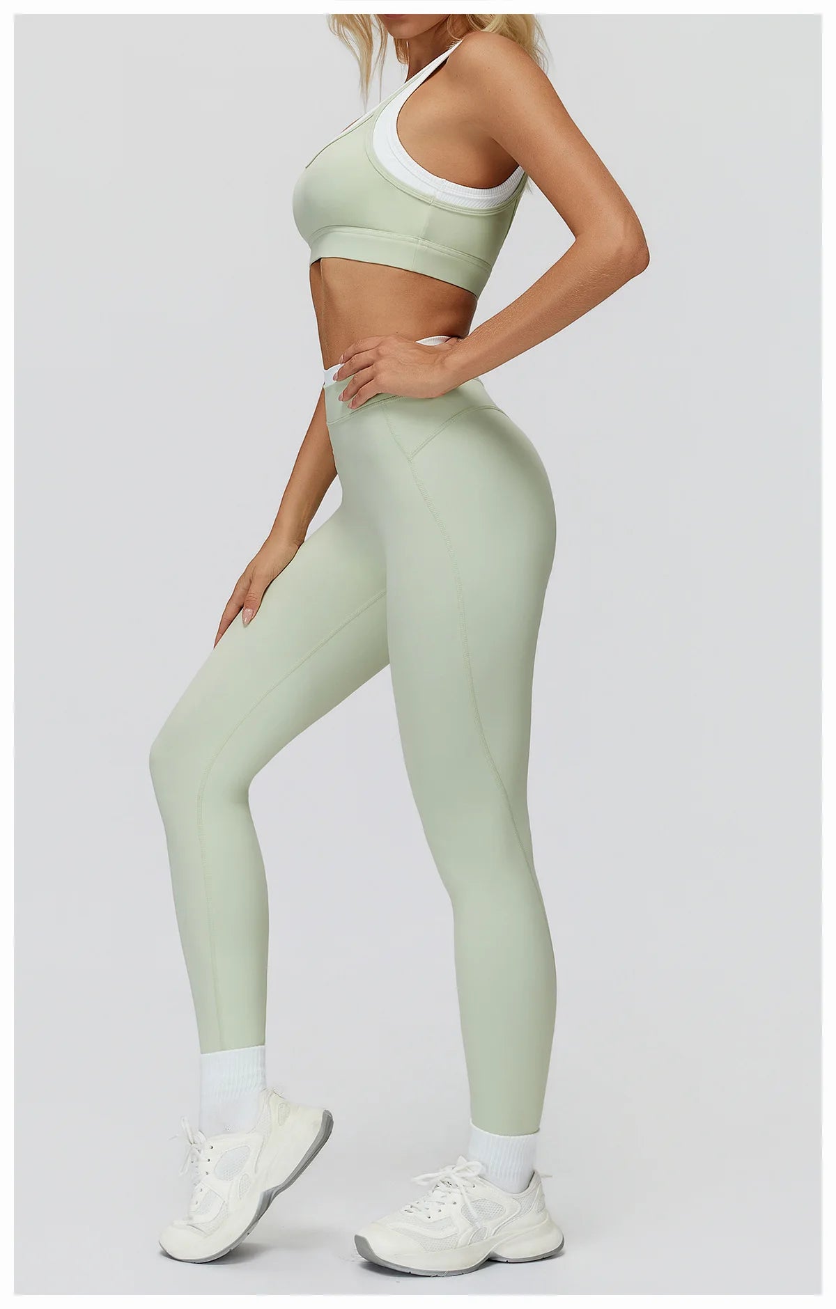 Yoga Leggings Tights Women Fitness Leggings Running Cycling Pants Breathable Sports Leggings High Waist Workout Gym Clothing