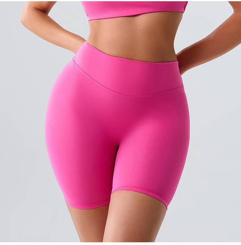 Sports Short Women Yoga Shorts High Waist Breathable Soft Fitness Tight Women Yoga Legging Shorts Cycling Athletic Gym Shorts
