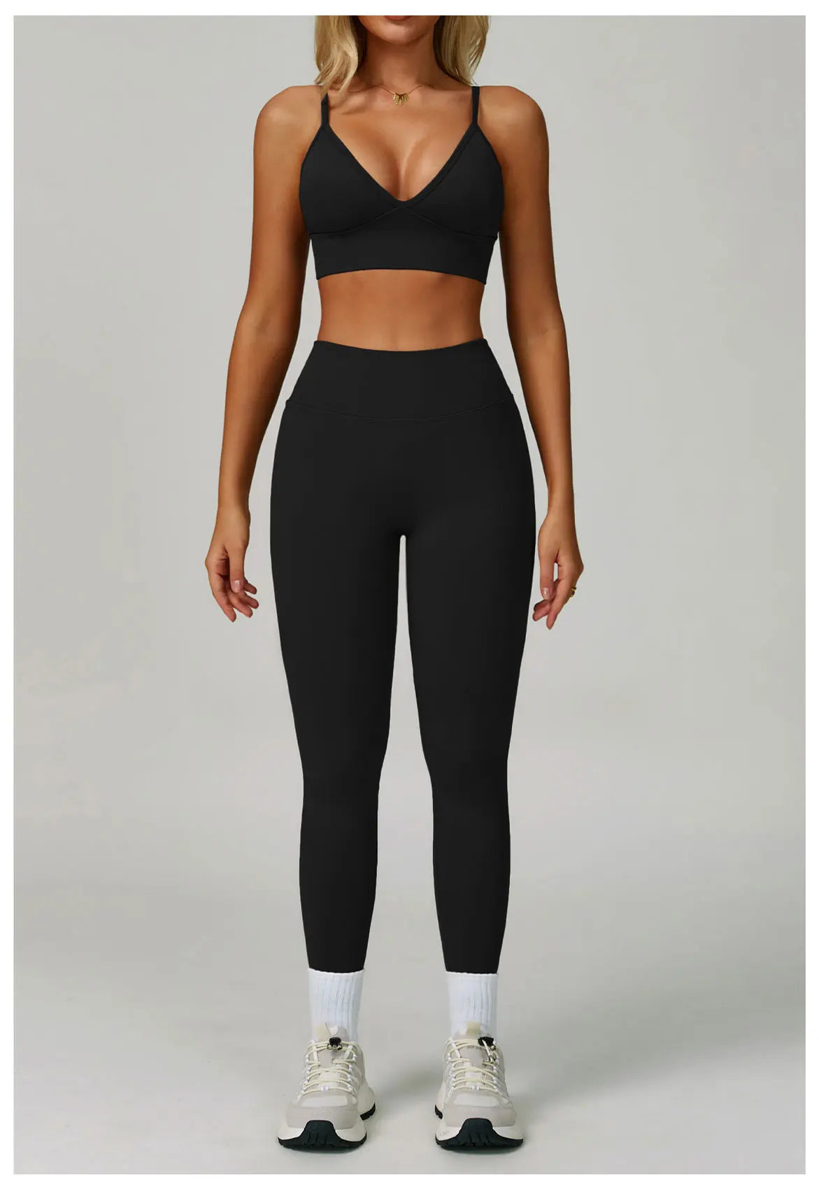 Breathable Sports Bra Fitness Top Women Yoga Bra Shockproof Crop Top Push Up Adjustable Shoulder Strap Sport Bra Gym Workout Top