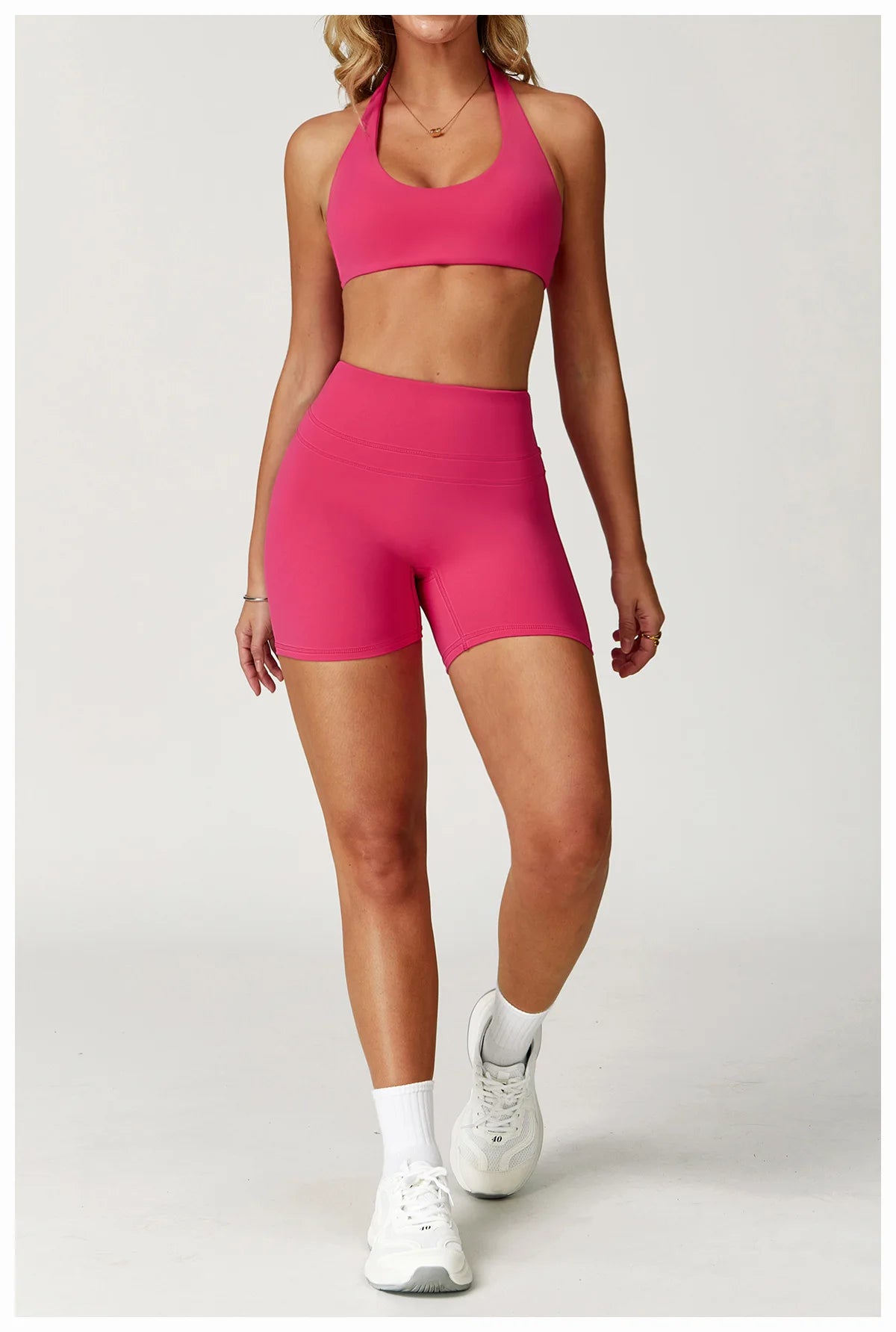 Sports Vest Impact Halter Top Yoga Underwear Backless Hanging Neck Sports Tank Top for Shaping Women's Tank Workout Push Up Top