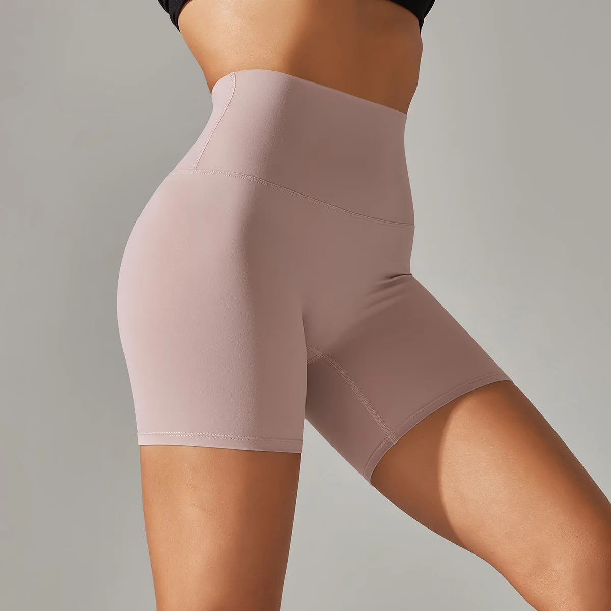 Seamless Yoga Shorts Women Fitness Shorts Running Cycling Shorts Breathable Sports Leggings High Waist Summer Workout Gym Shorts