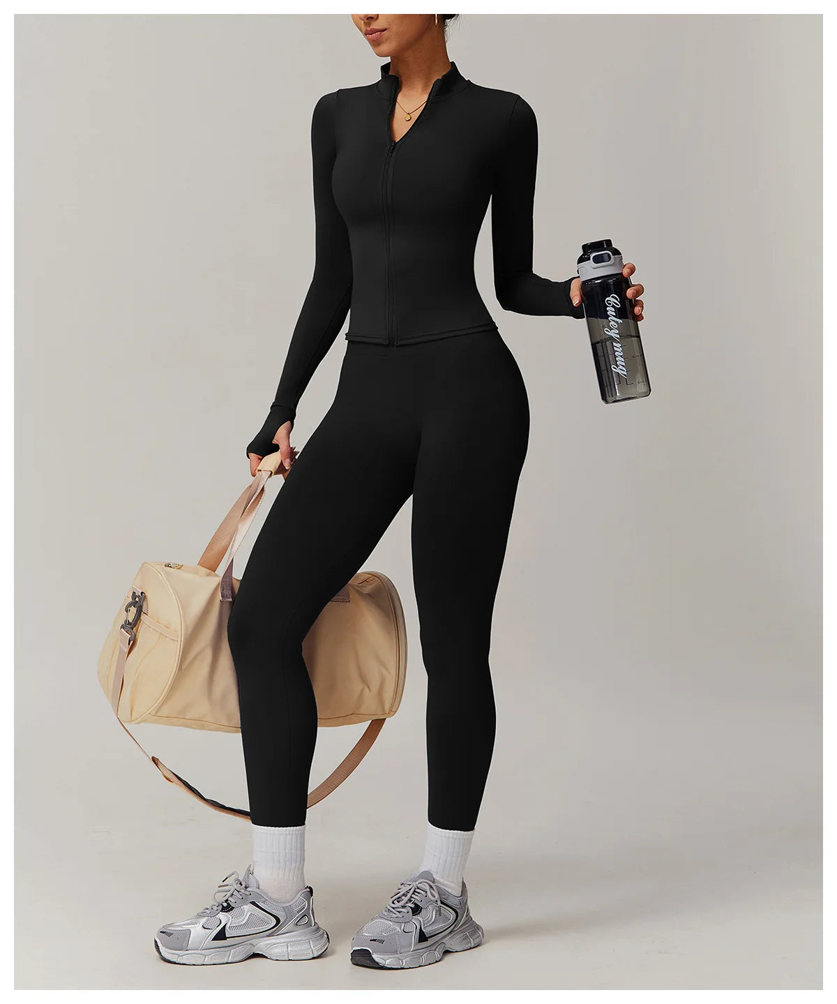 Women Yoga Suit 2PCS Sports Set Quick-Drying Gym Set Women Tracksuit Running Bra Workout Long Sleeve Sports Shirt Yoga Clothing