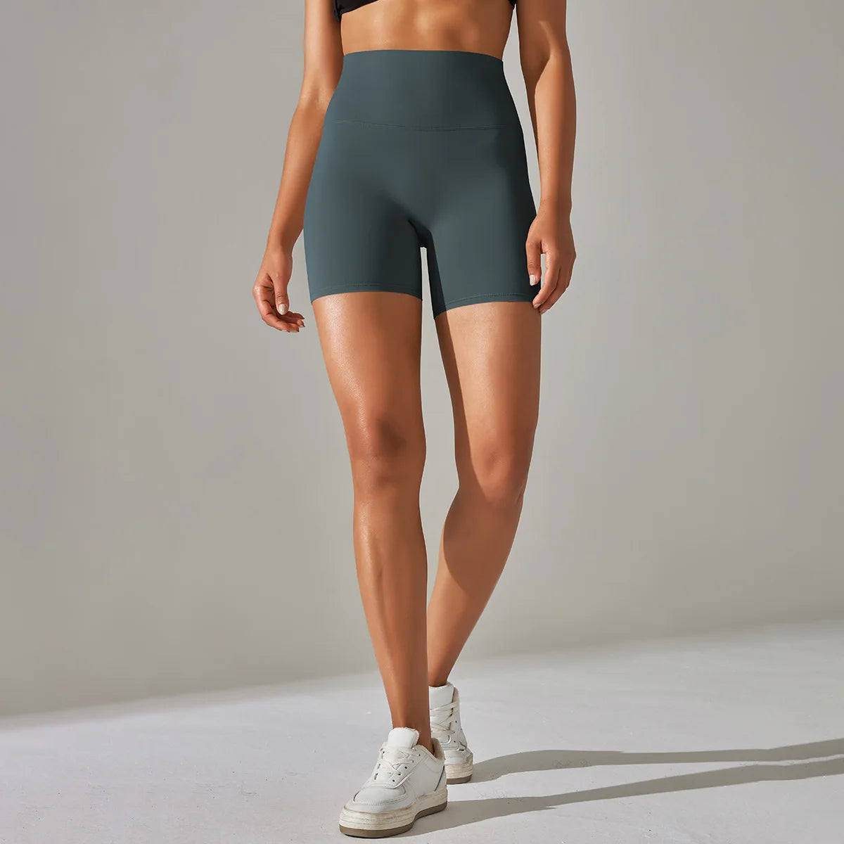Seamless Yoga Shorts Women Fitness Shorts Running Cycling Shorts Breathable Sports Leggings High Waist Summer Workout Gym Shorts