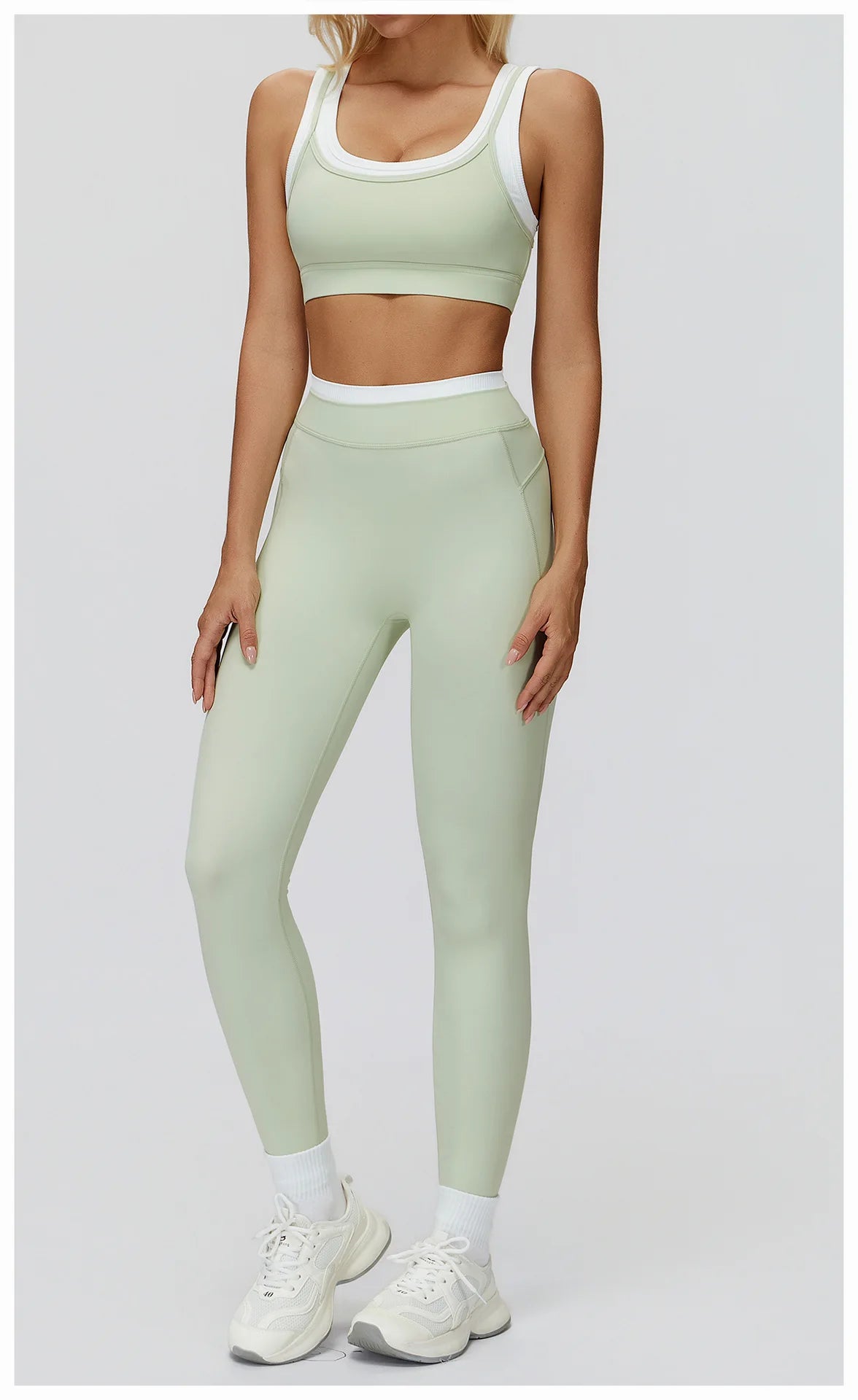 Yoga Leggings Tights Women Fitness Leggings Running Cycling Pants Breathable Sports Leggings High Waist Workout Gym Clothing