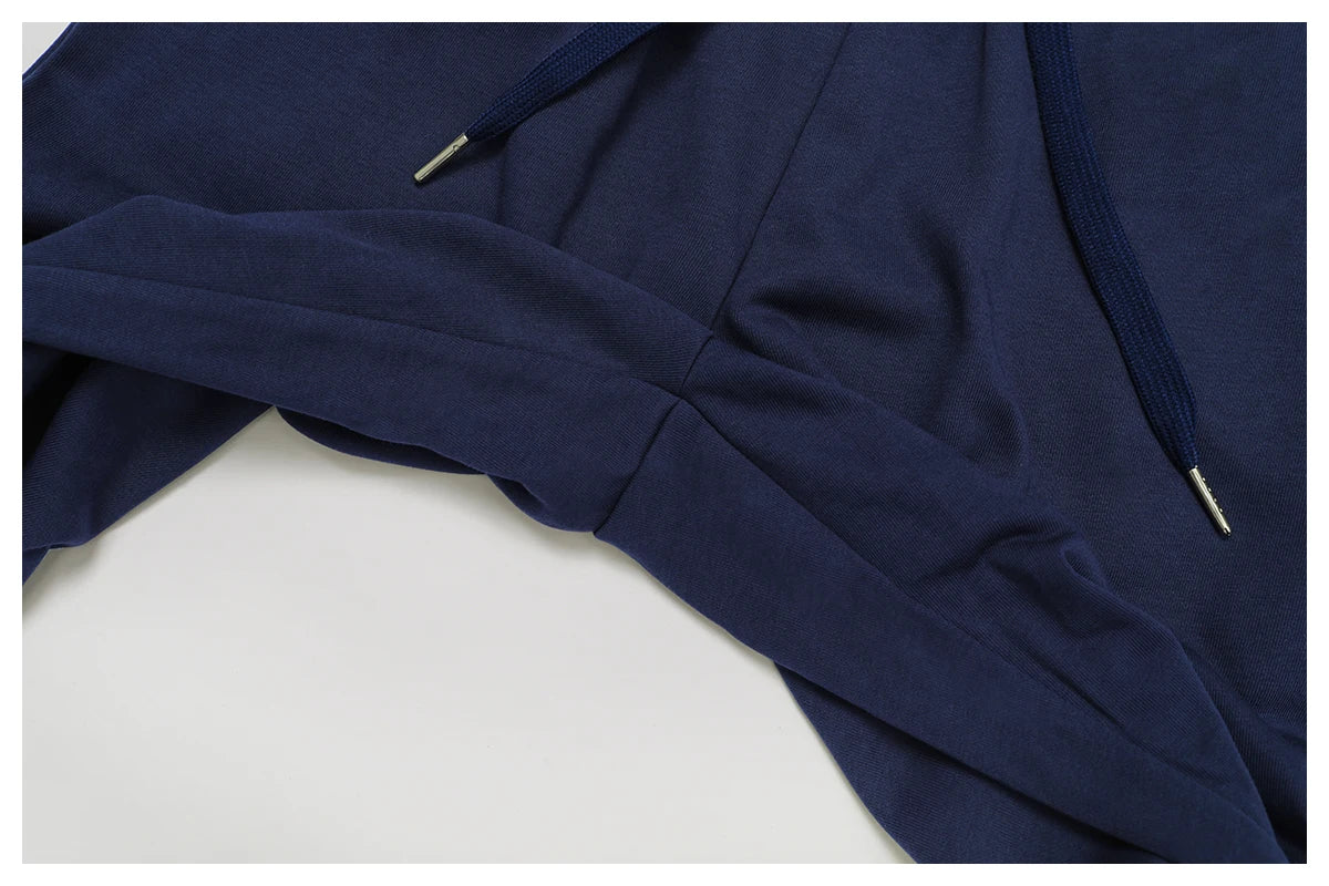 New Winter Zipper Sports Suit 2 Pieces Hooded Casual Loose Sweatshirt Long Sleeved Outdoor Running Suit Sportswear for Women