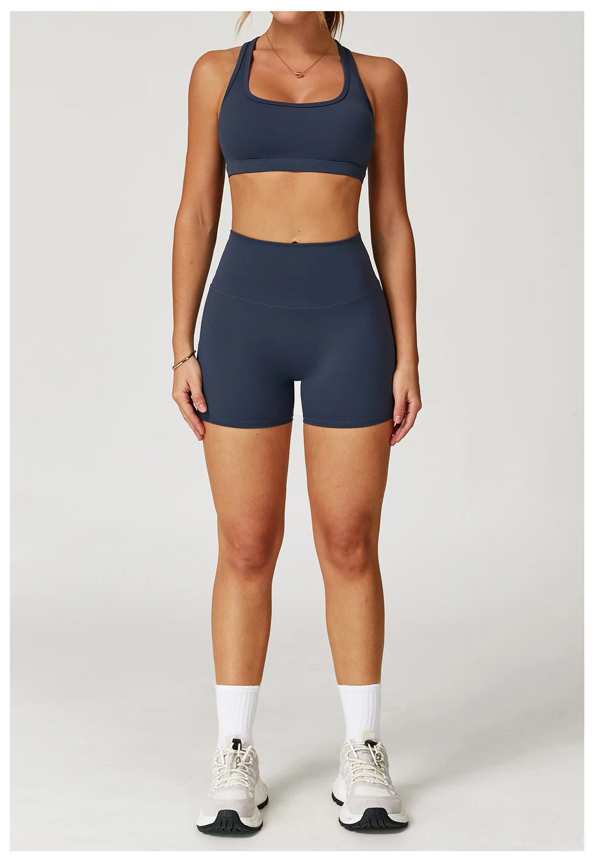 Yoga Set 2 Pieces Women Clothes Workout Outfits Fitness Sportswear Gym Tracksuit High Waist Leggings Sports Bra Athletic Wear