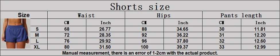 Yoga Shorts Women Fitness Shorts Running Cycling Shorts Breathable Sports High Waist Workout Gym Shorts Pocket Fake Two Pieces